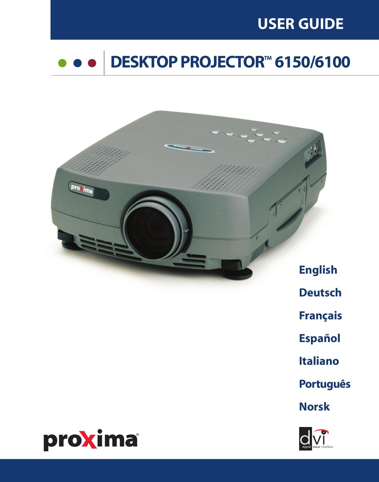 Proxima ASA 6150/6100 Projector User Manual