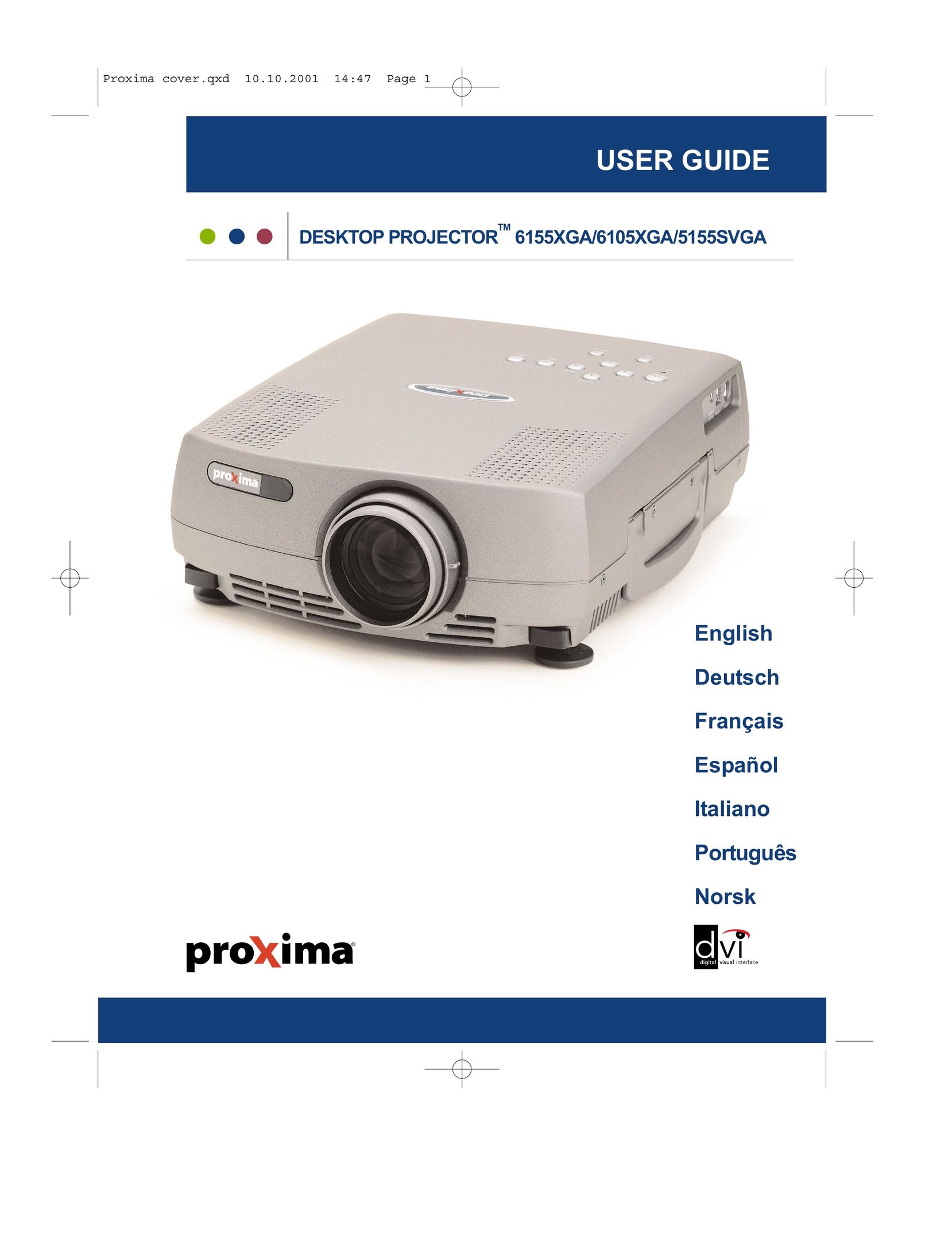 Proxima ASA 6155XGA Projector User Manual