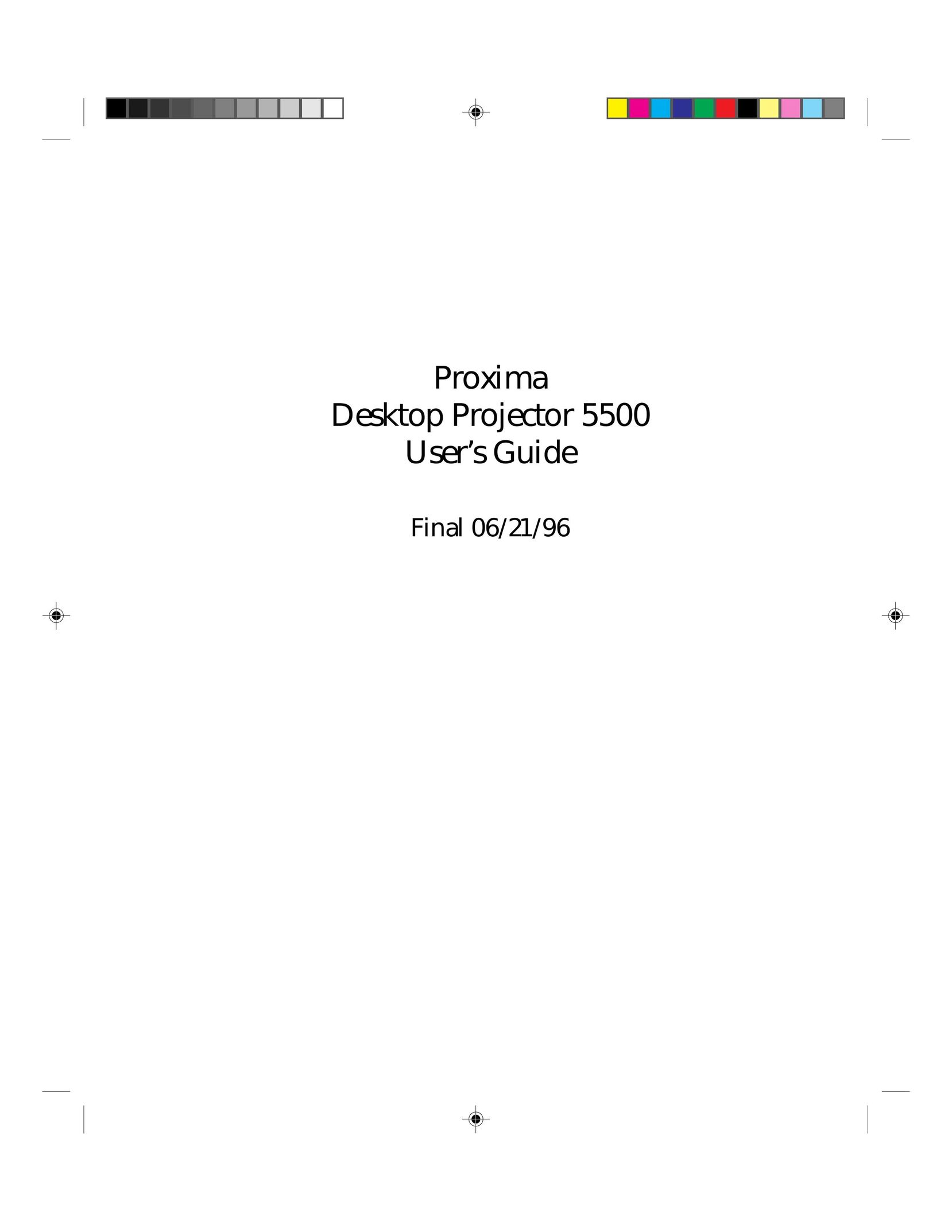 Proxima ASA DP5500 Projector User Manual