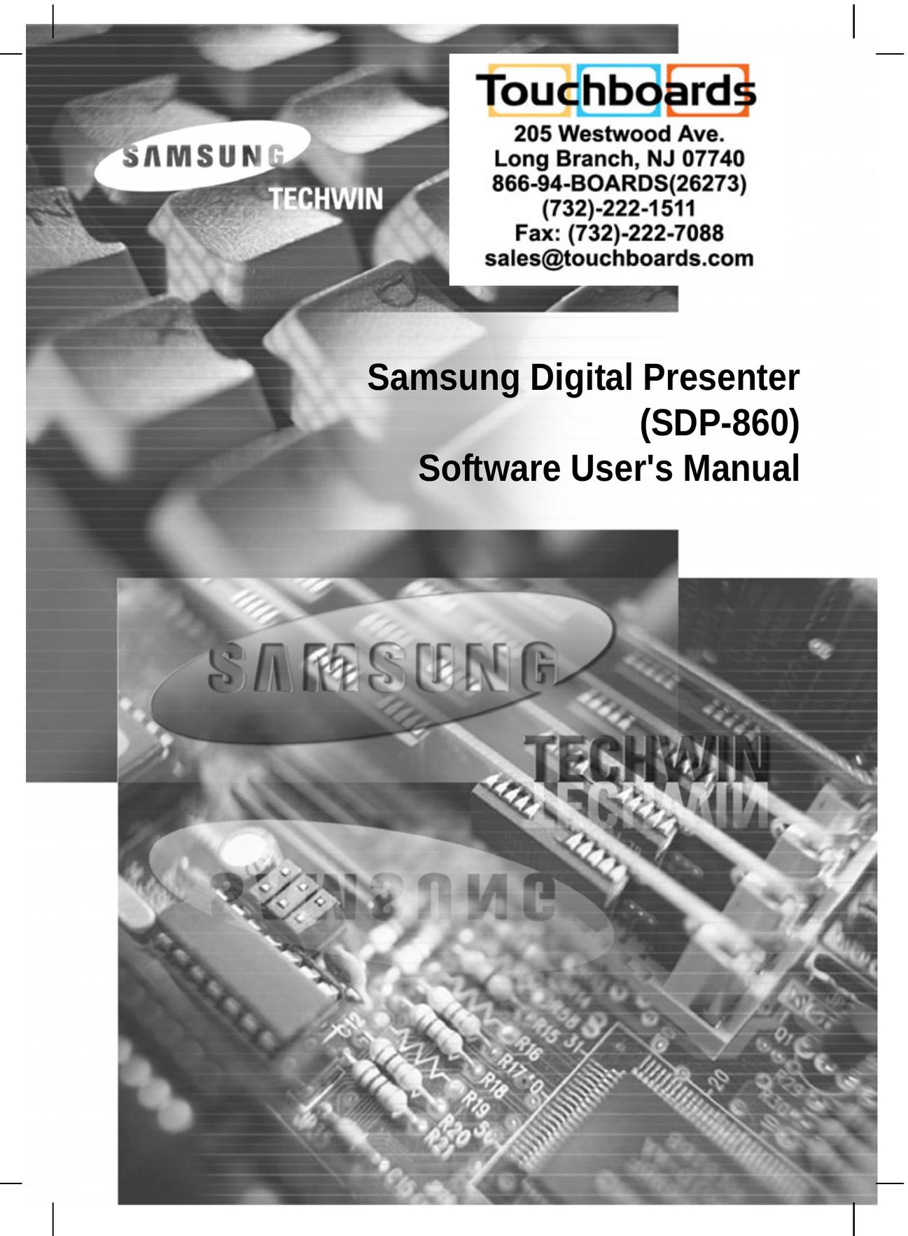 Samsung SDP-860 Projector User Manual