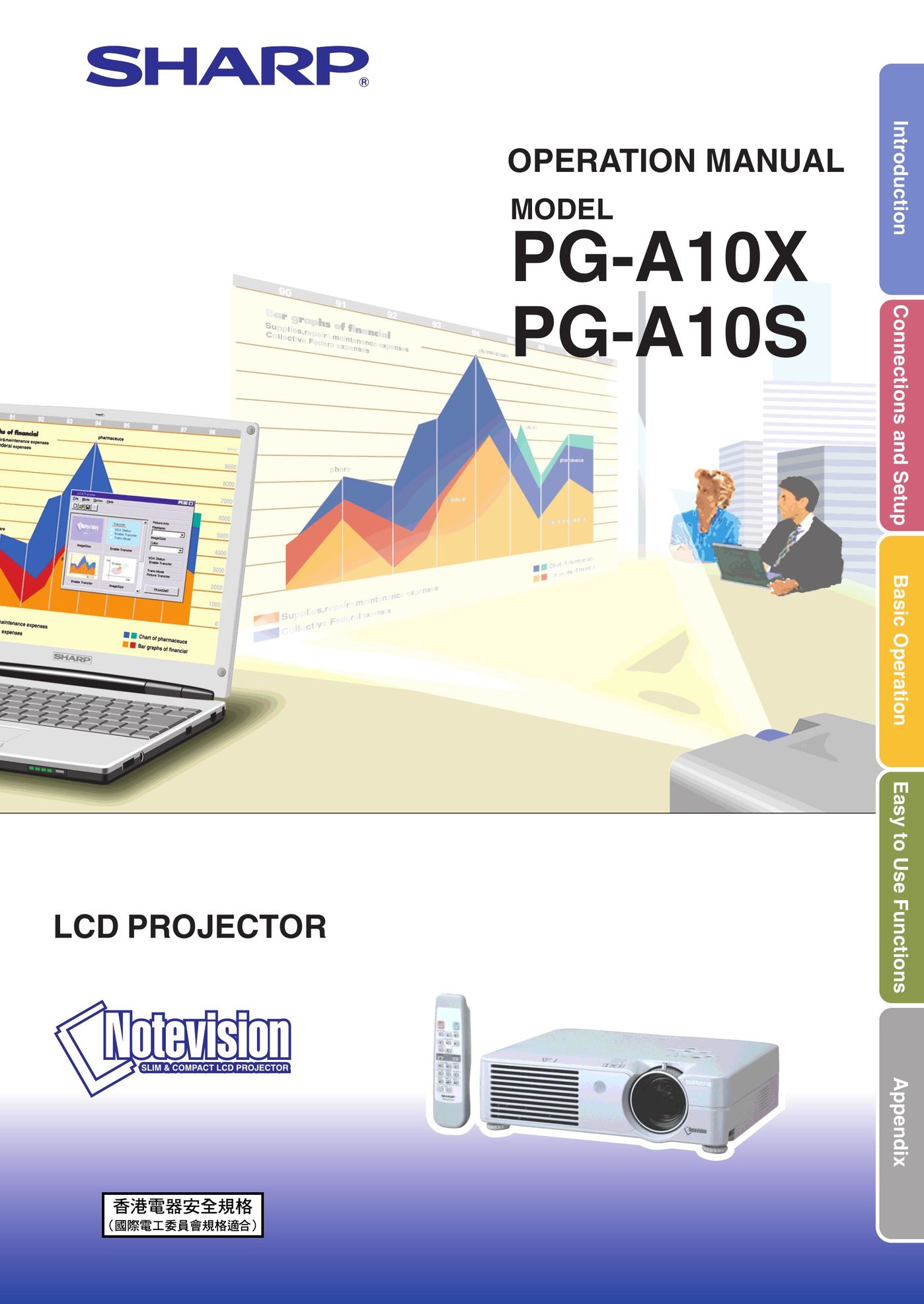 Sharp PG-A10X Projector User Manual