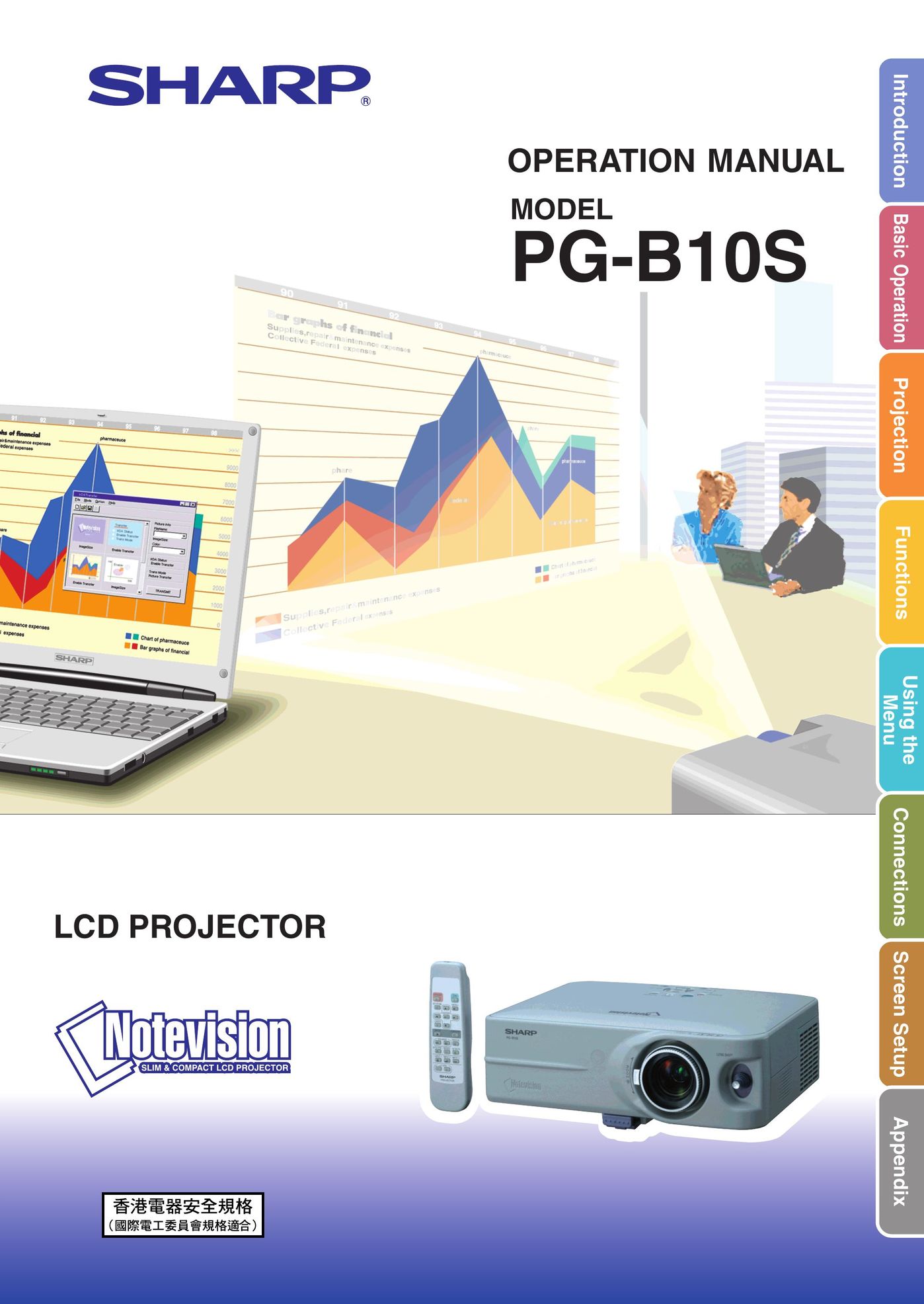 Sharp PG-B10S Projector User Manual
