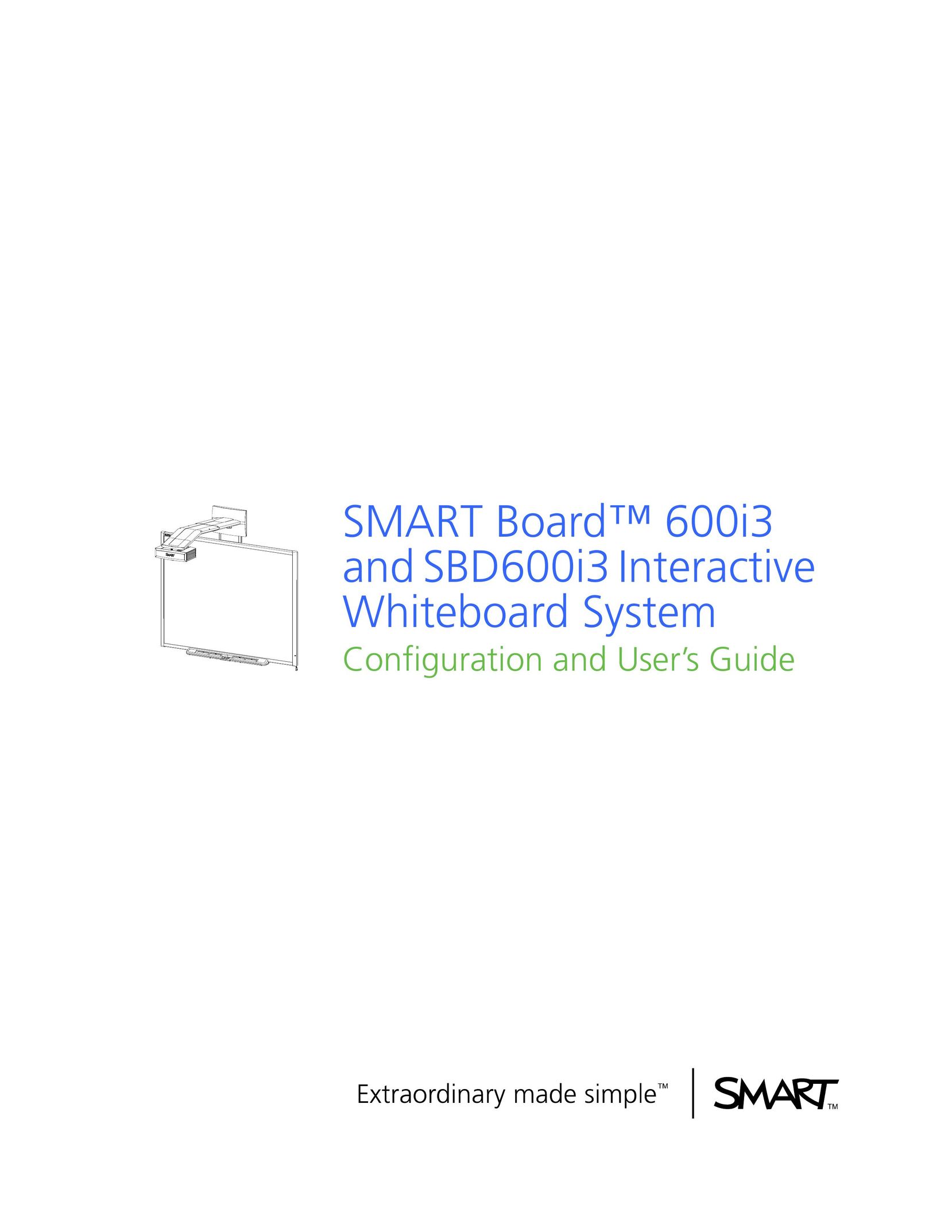 Smart Technologies 600i3 Projector User Manual