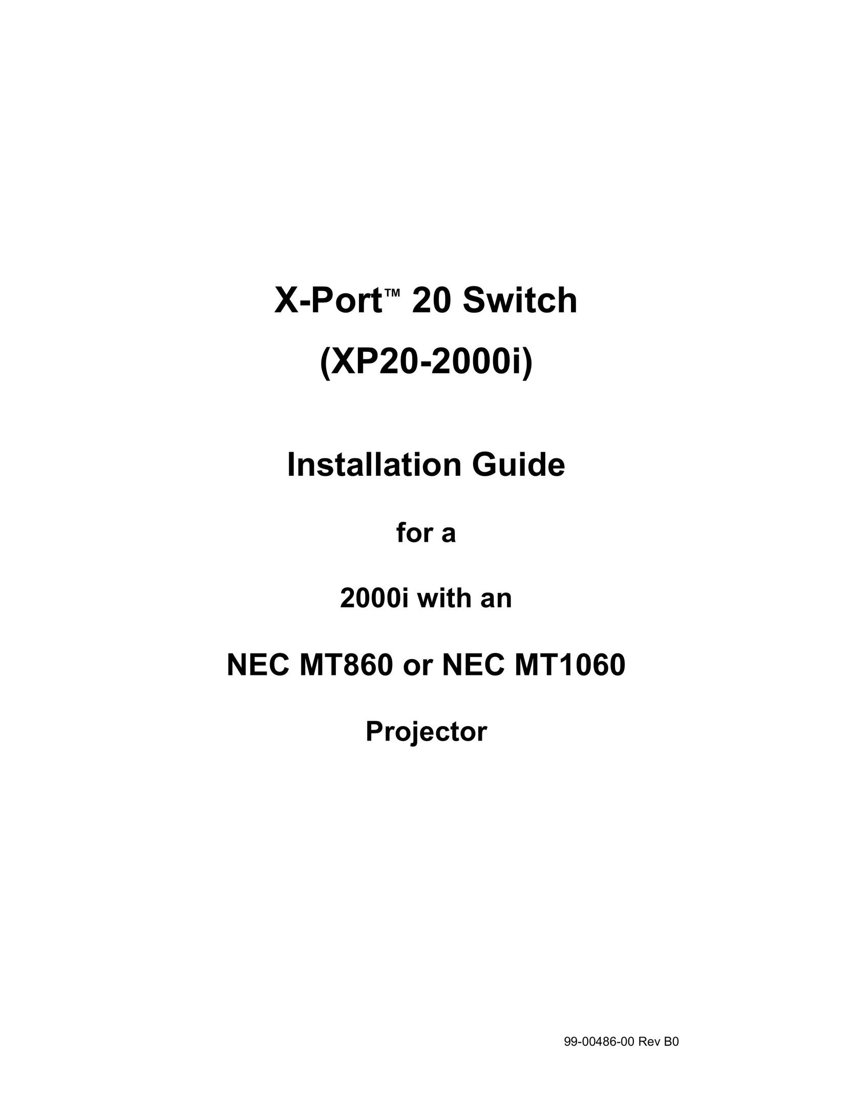 Smart Technologies XP20-2000i Projector User Manual