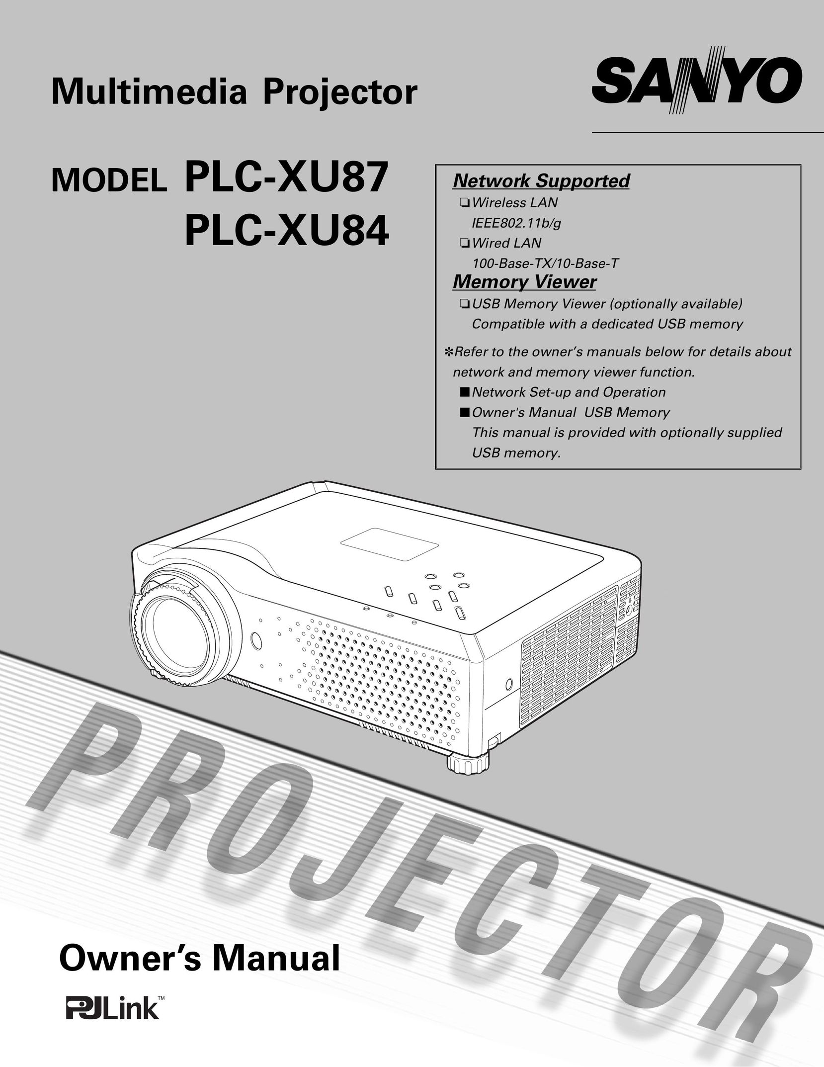 Sound Storm Laboratories PLC-XU84 Projector User Manual