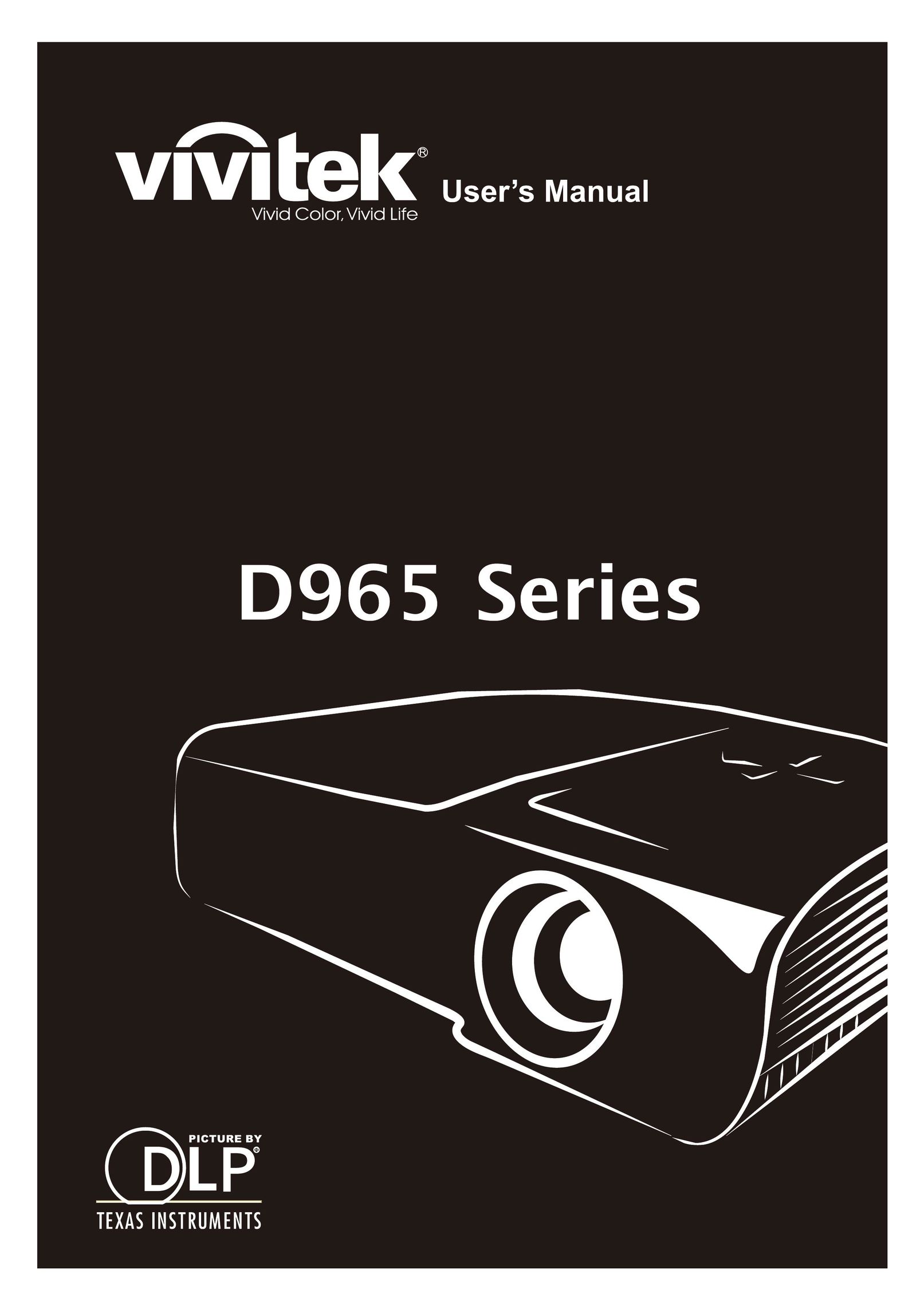 Vivitek D965 Projector User Manual