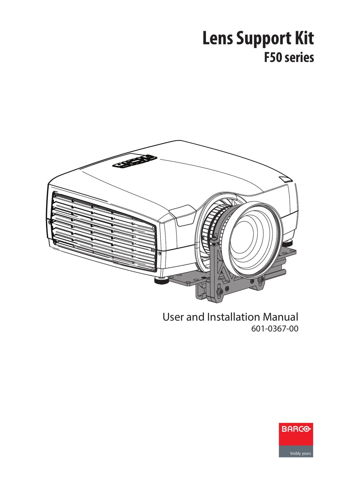 Barco 601-0367-00 Projector Accessories User Manual