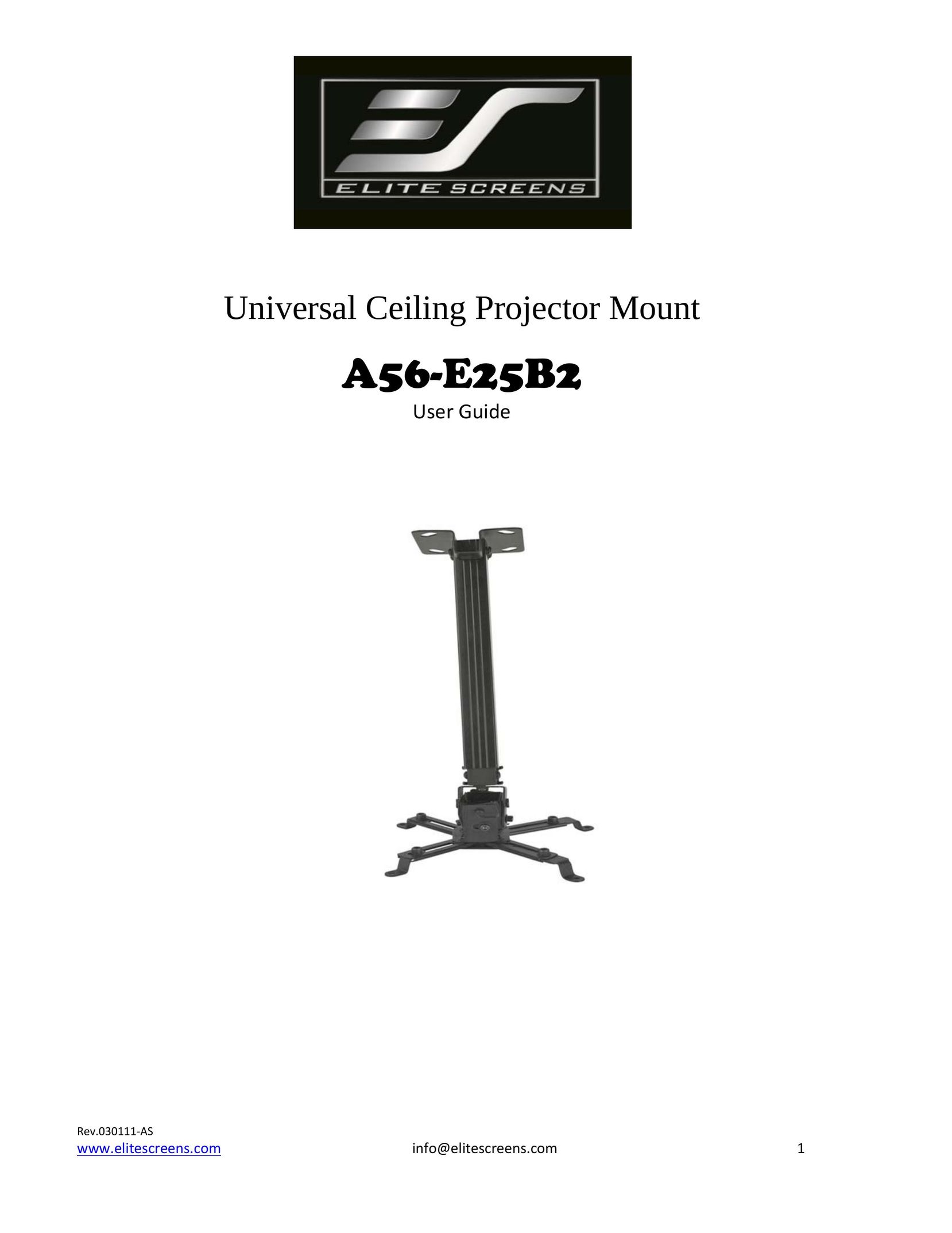 Elite Screens A56-E25B2 Projector Accessories User Manual