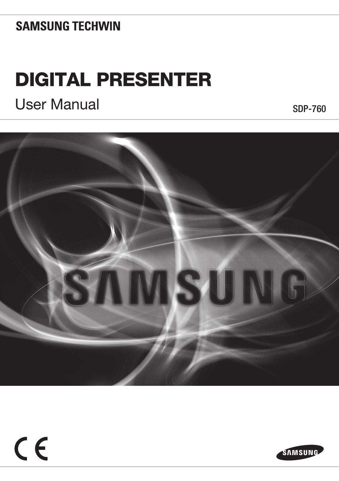 Samsung SDP-760 Projector Accessories User Manual