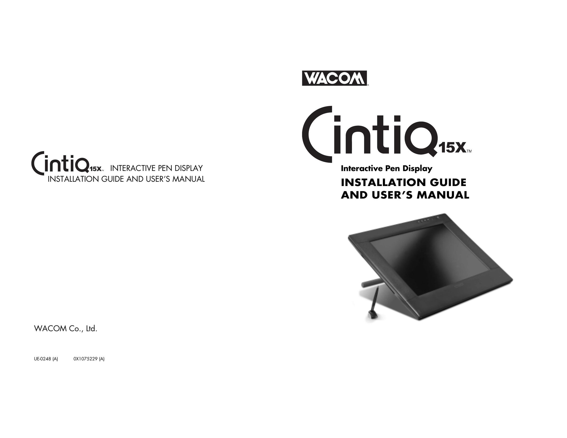 Wacom 15X Projector Accessories User Manual