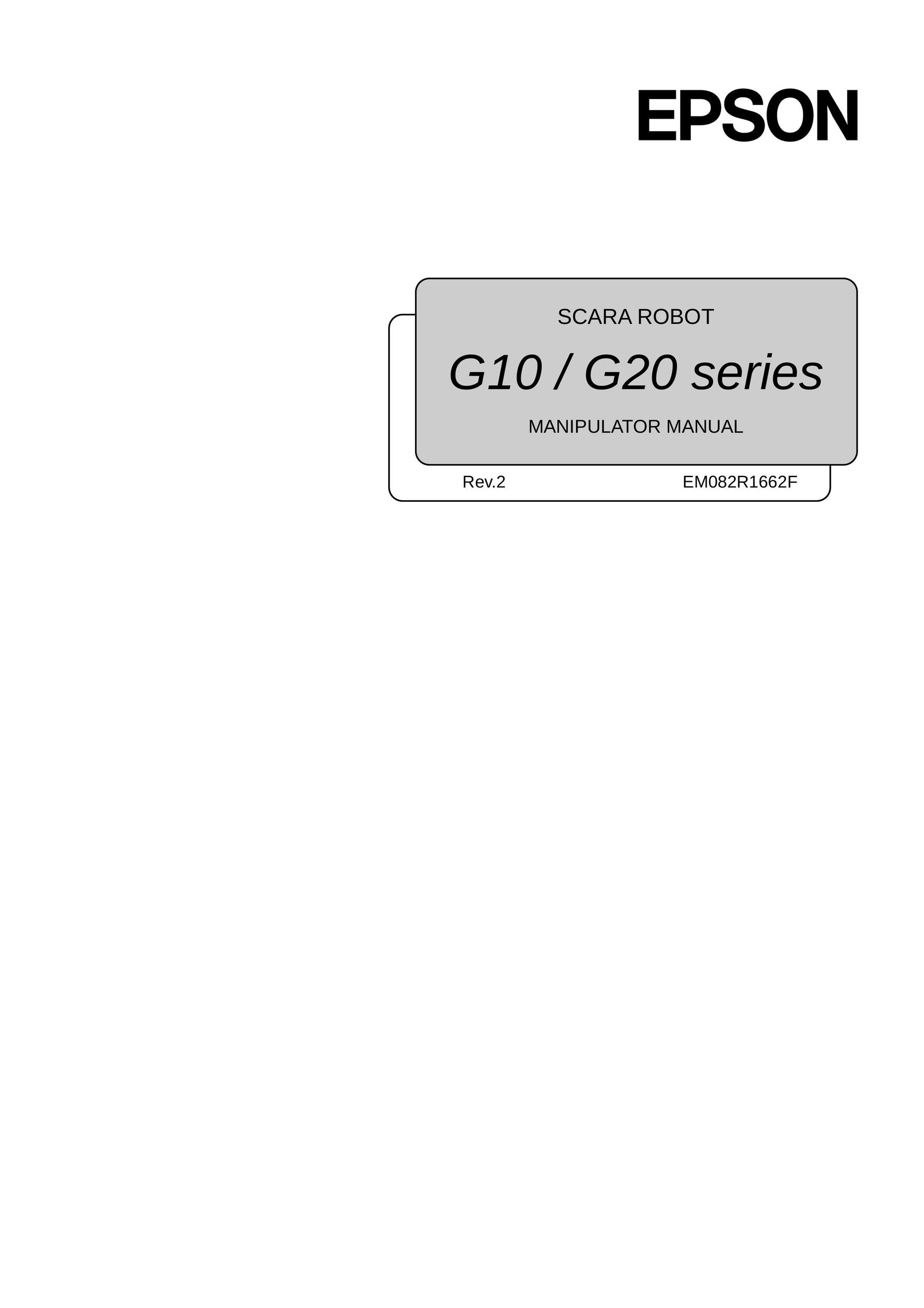 Epson G10 Series Robotics User Manual