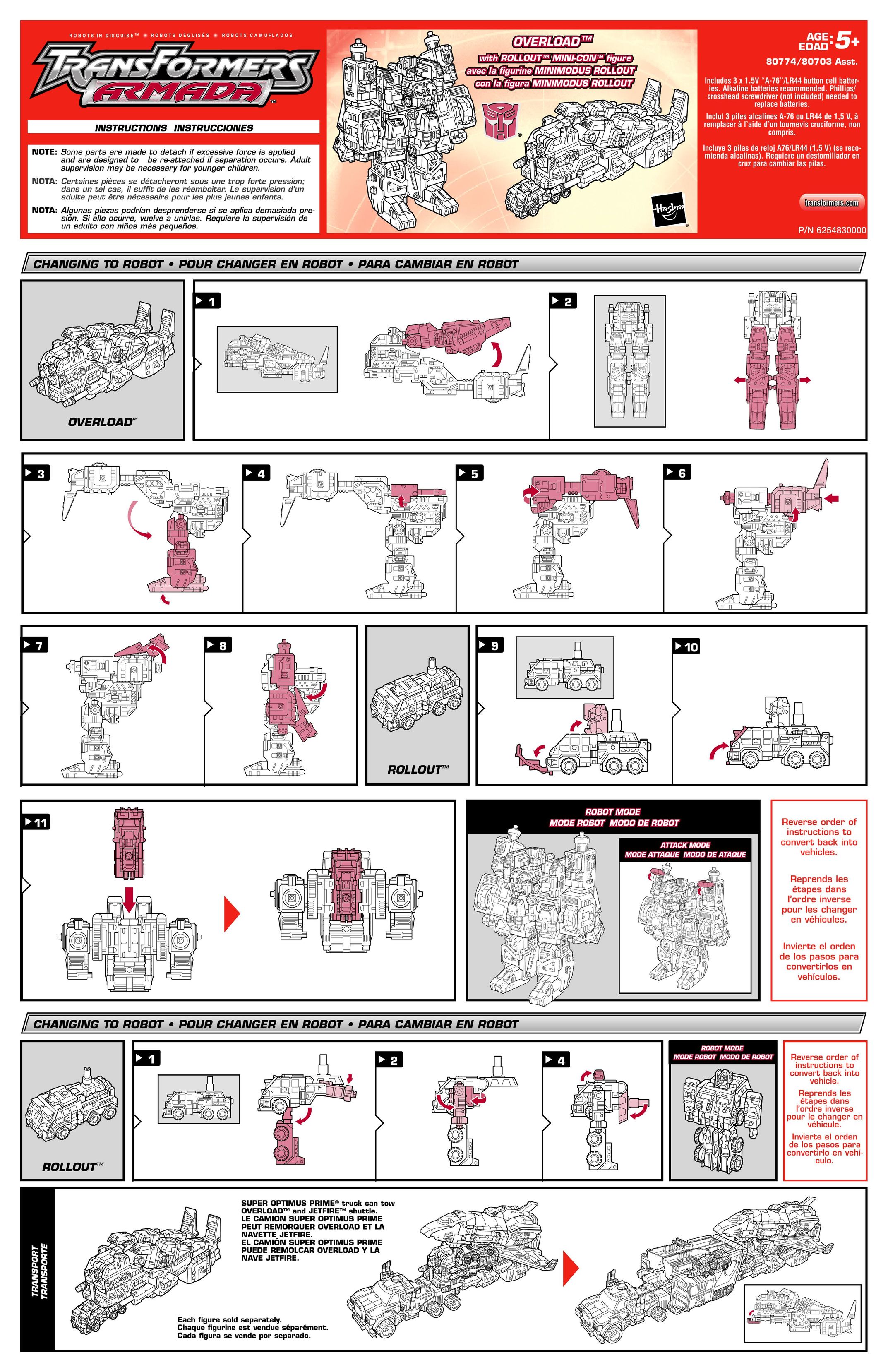 Hasbro 80703 Robotics User Manual