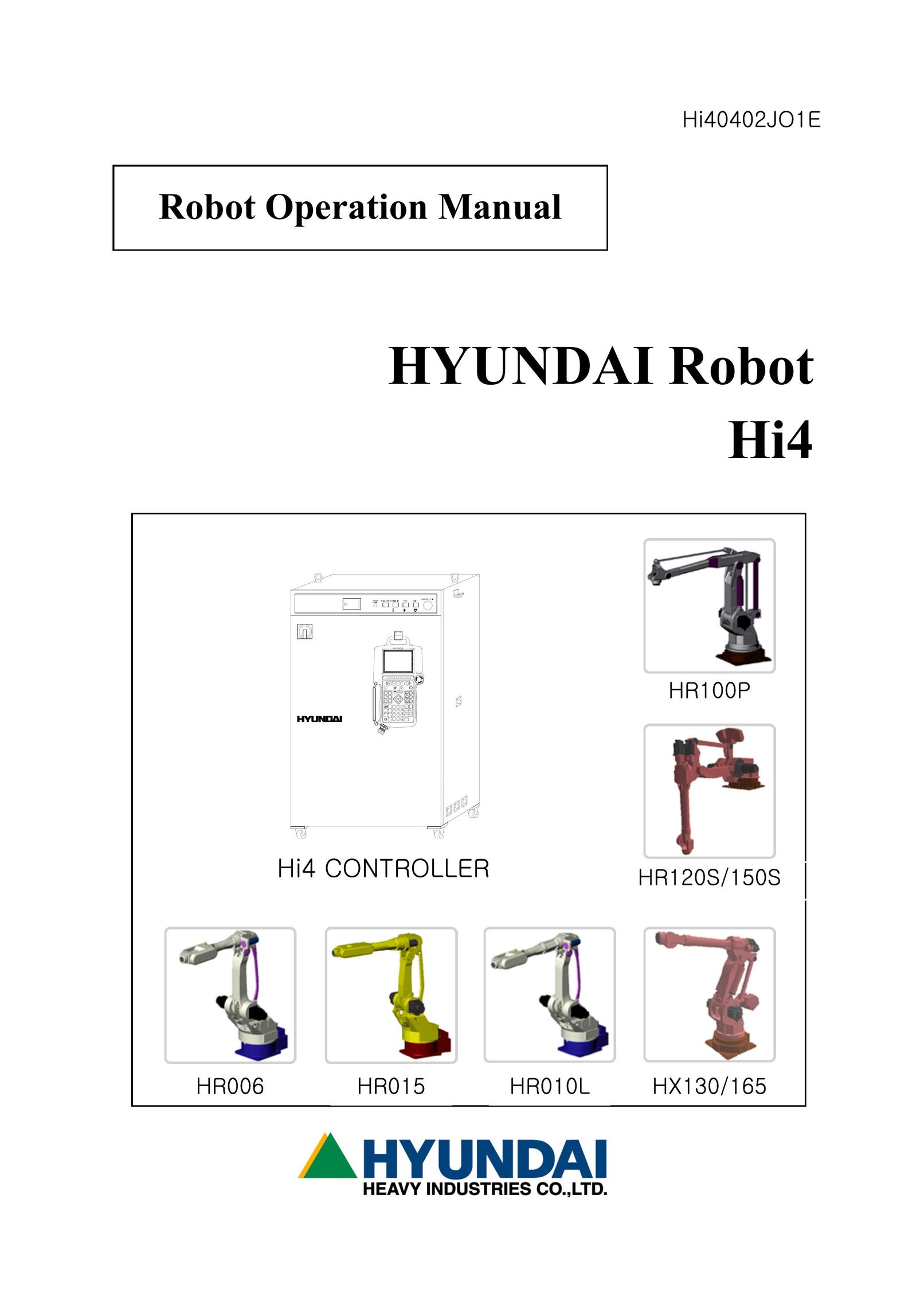 Hyundai HI4 Robotics User Manual