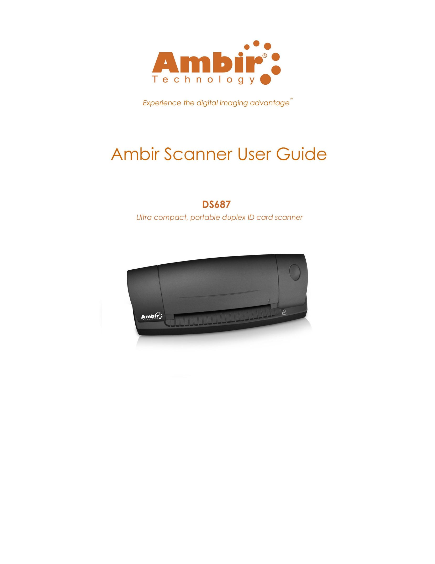 Arkon DS687 Scanner User Manual
