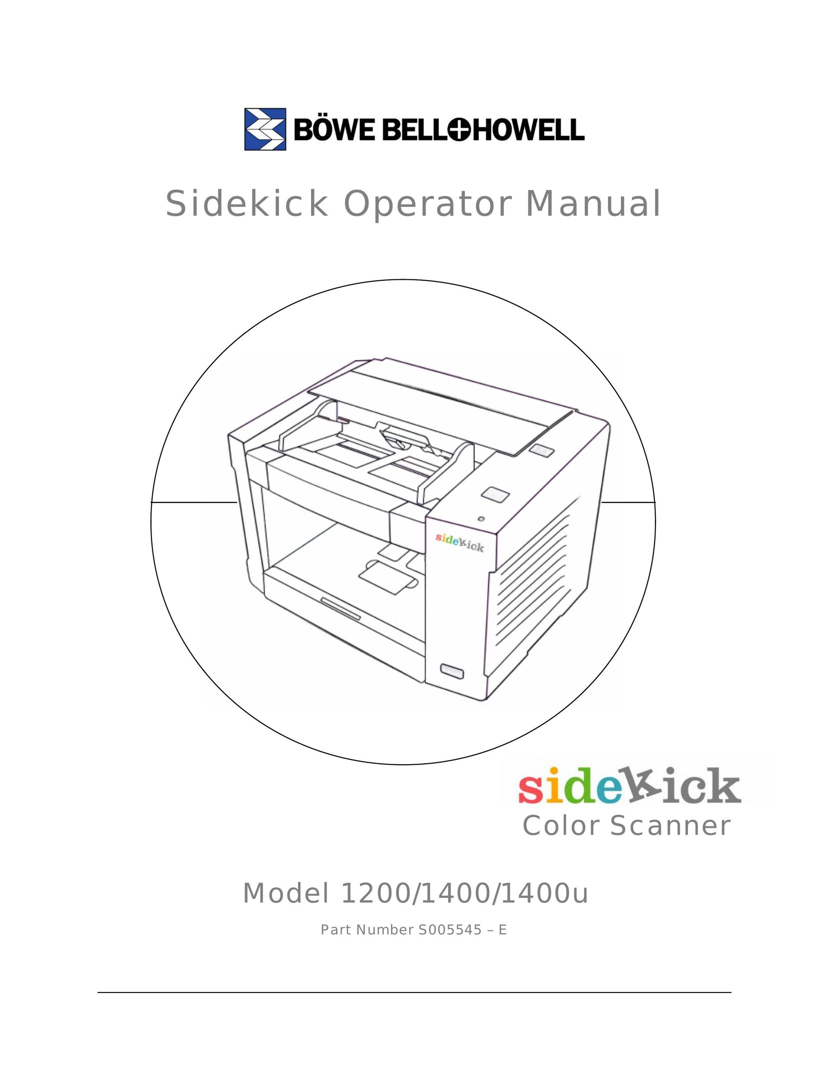 Bowe, Bell + Howell 1400U Scanner User Manual