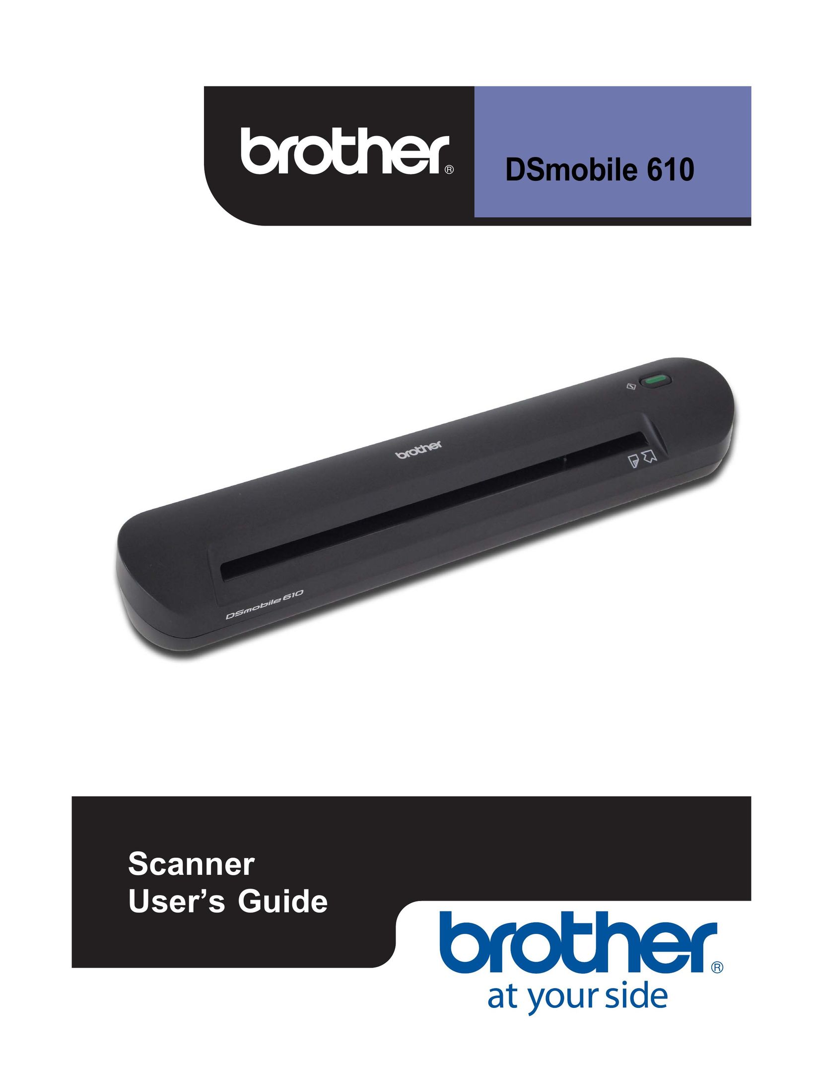 Brother 610 Scanner User Manual