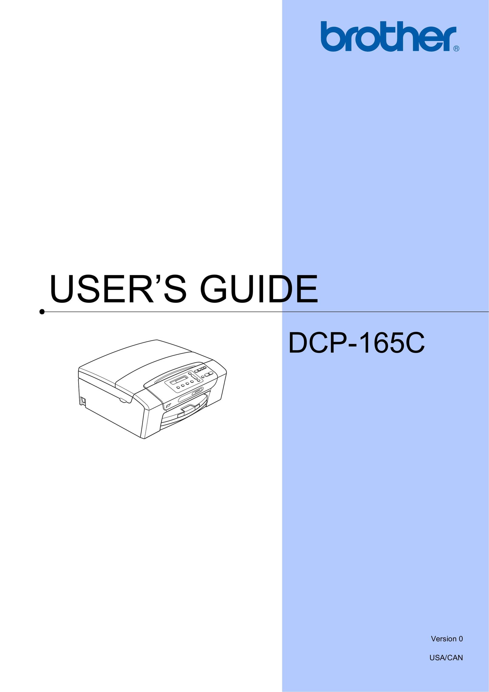 Brother DCP-165C Scanner User Manual