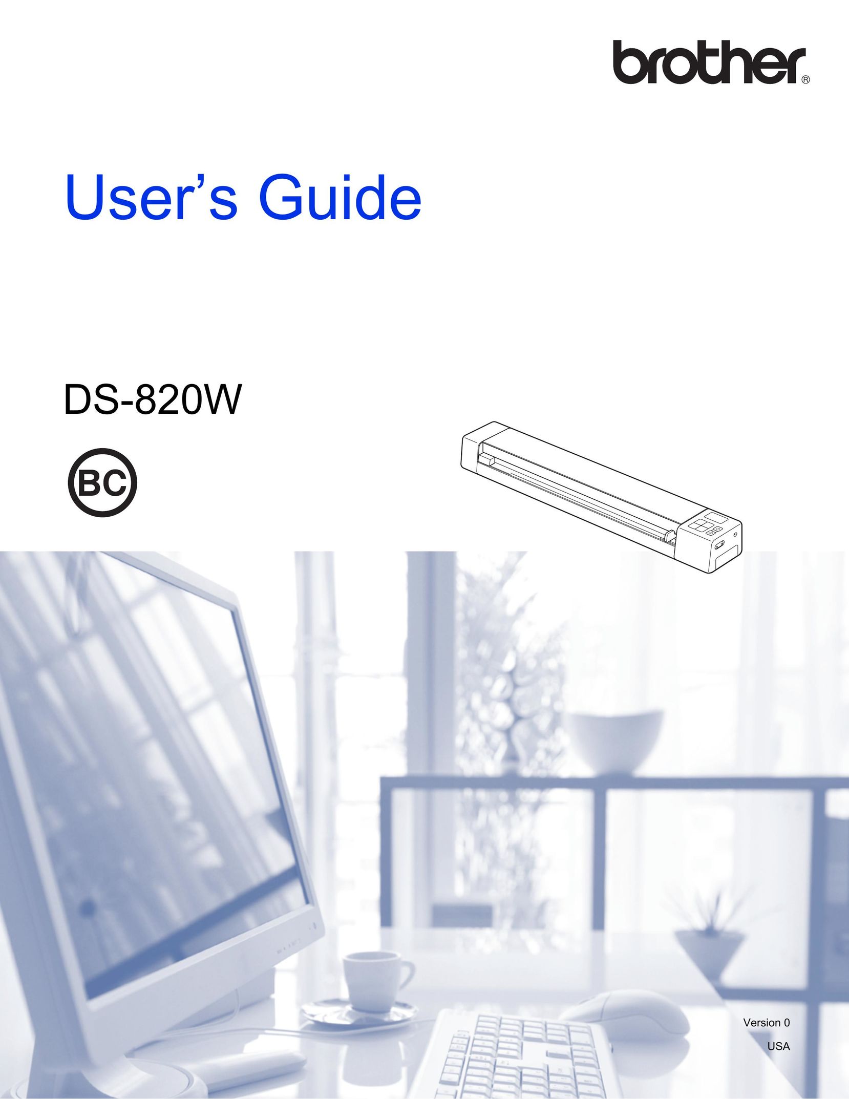 Brother DS-820W Scanner User Manual