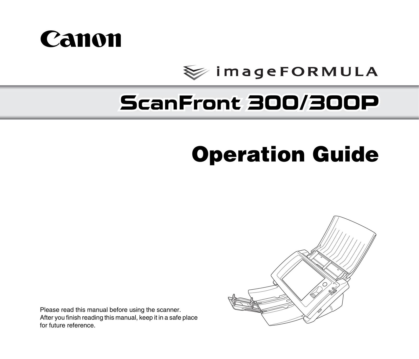 Canon 300P Scanner User Manual
