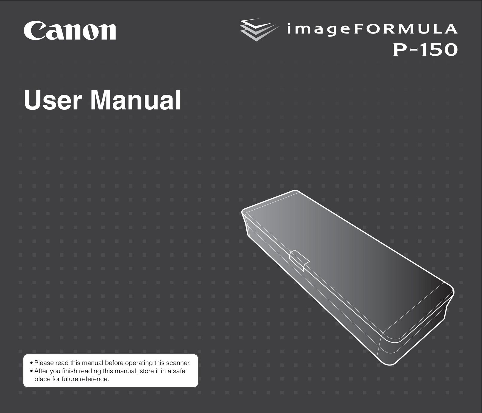 Canon 4081B007 Scanner User Manual