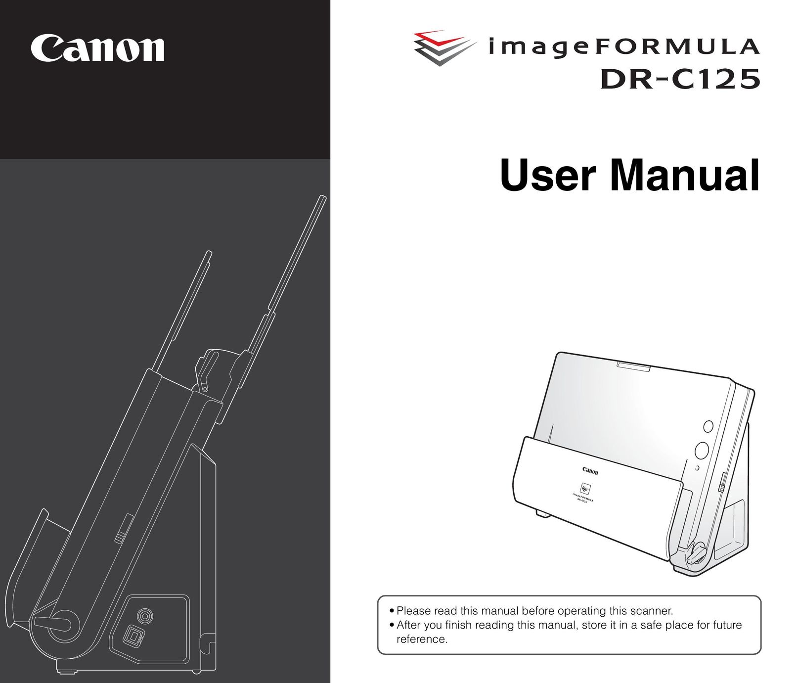 Canon 5005B002 Scanner User Manual