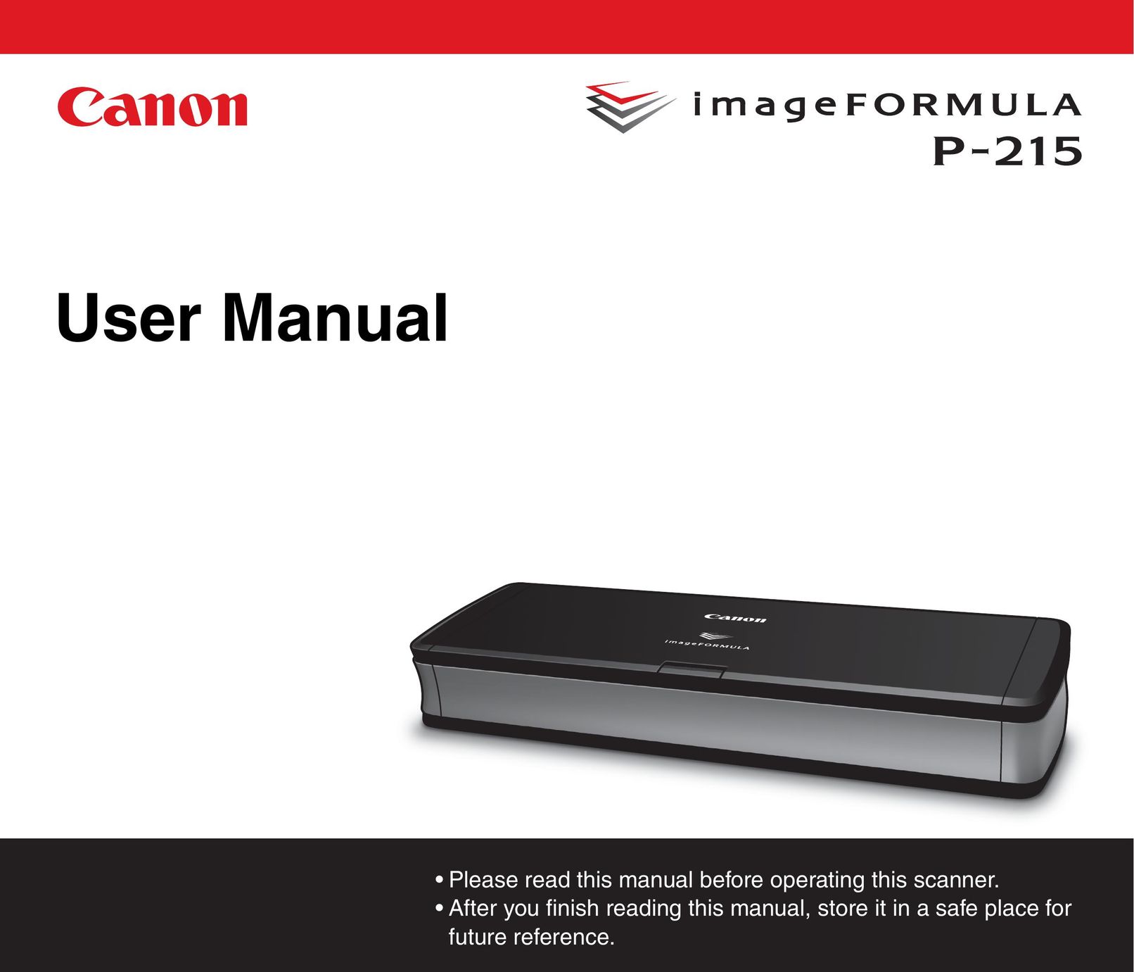 Canon 5608B007 Scanner User Manual