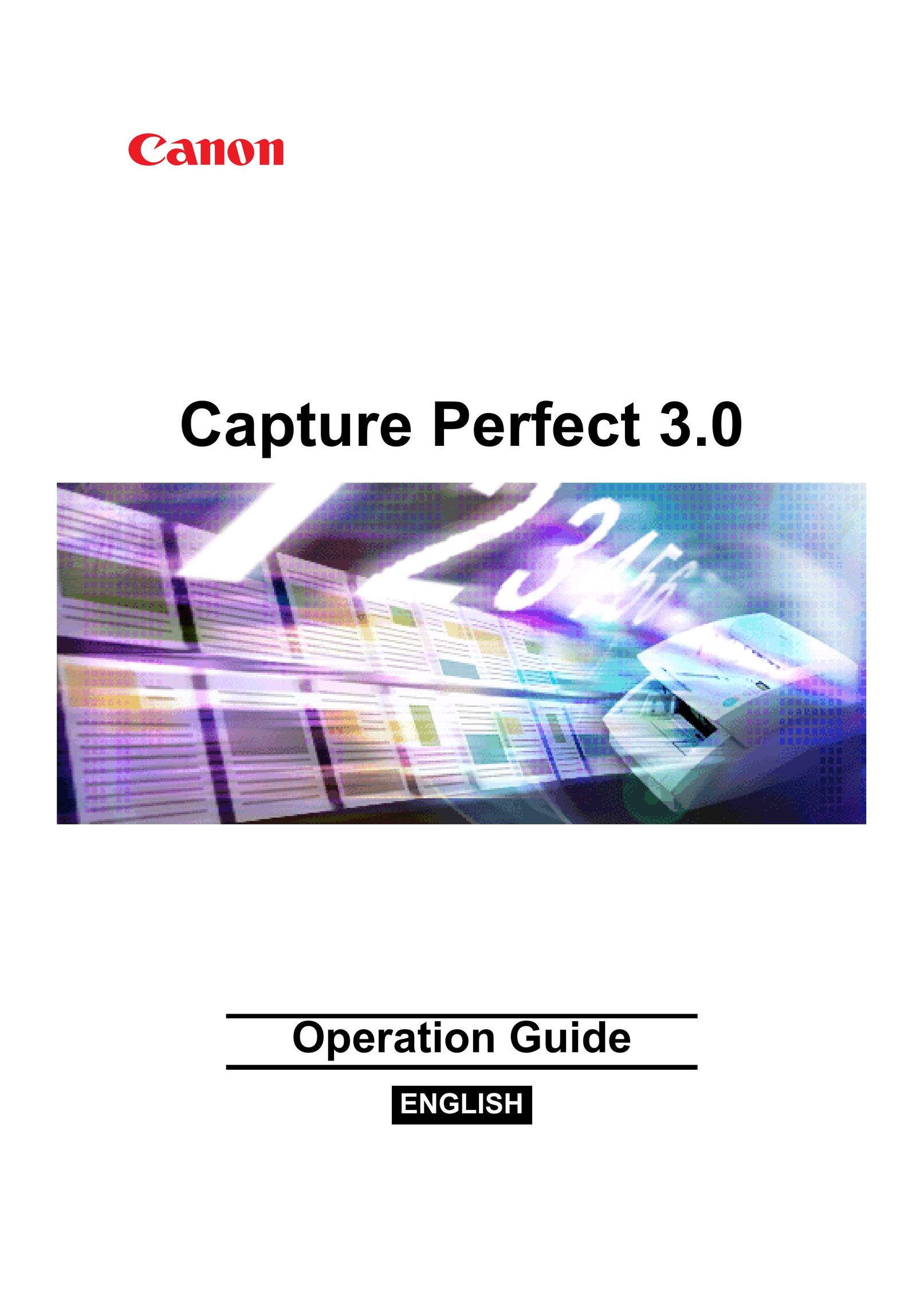 Canon Capture Perfect 3.0 Scanner User Manual