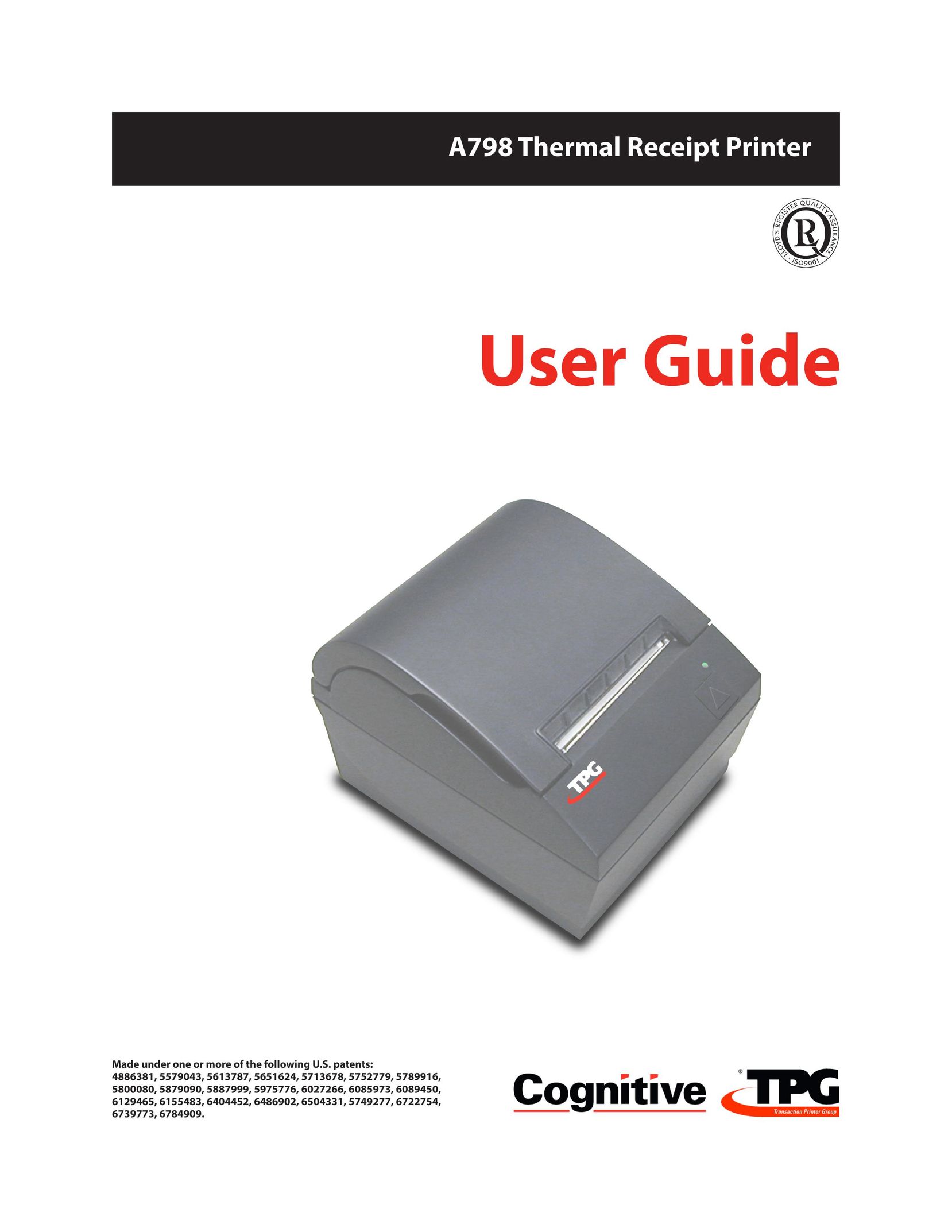 Cognitive Solutions 5752779 Scanner User Manual