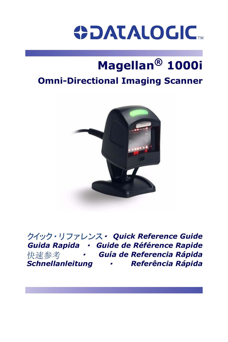 Datalogic Scanning 1000I Scanner User Manual