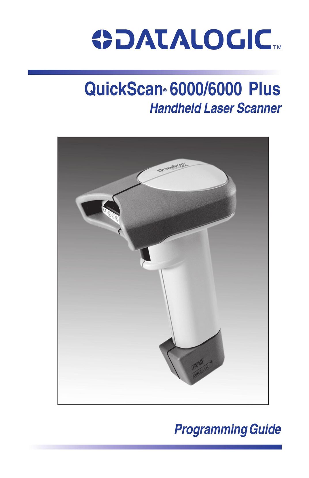 Datalogic Scanning 6000 PLUS Scanner User Manual
