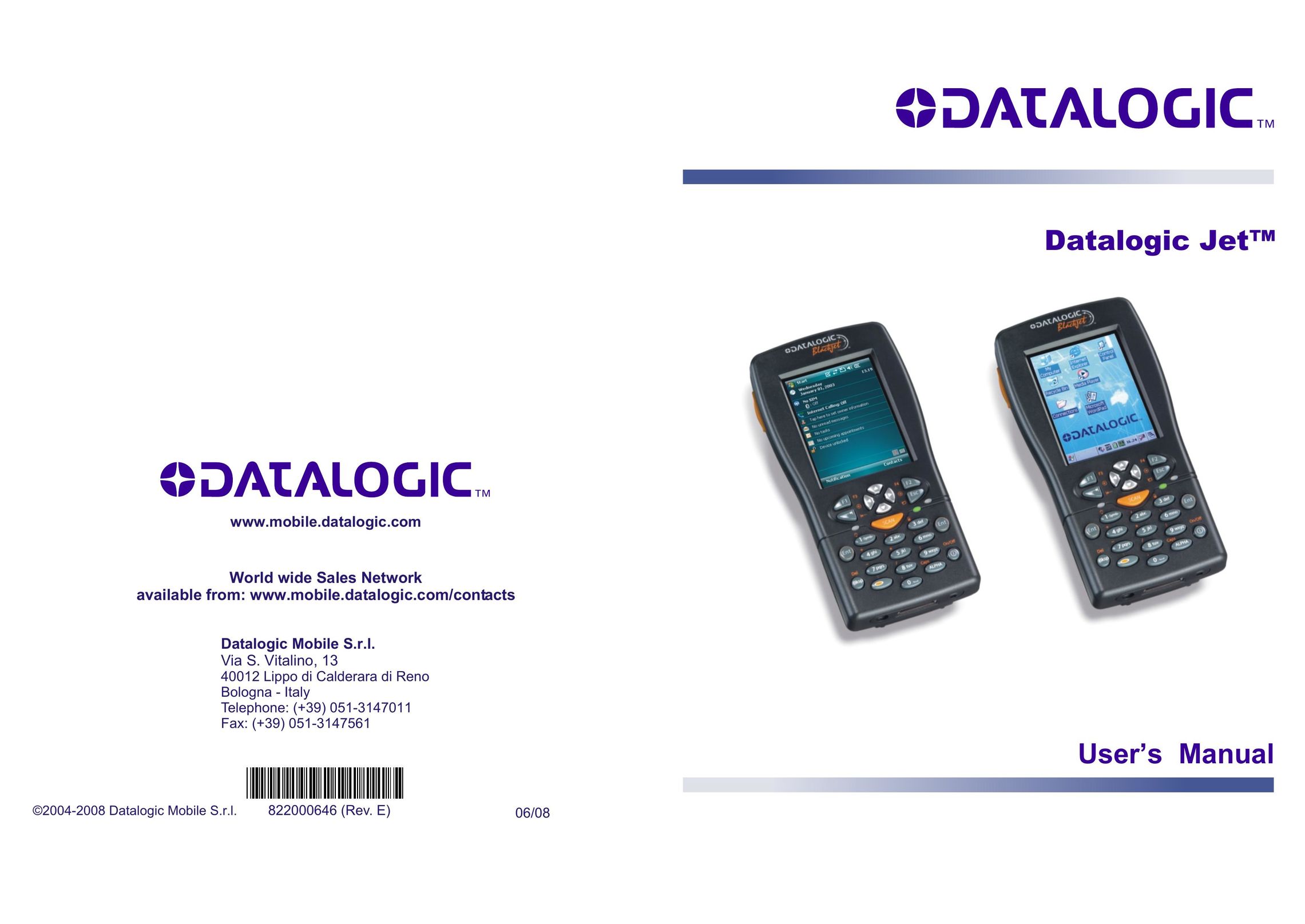Datalogic Scanning Datalogic Jet Scanner User Manual