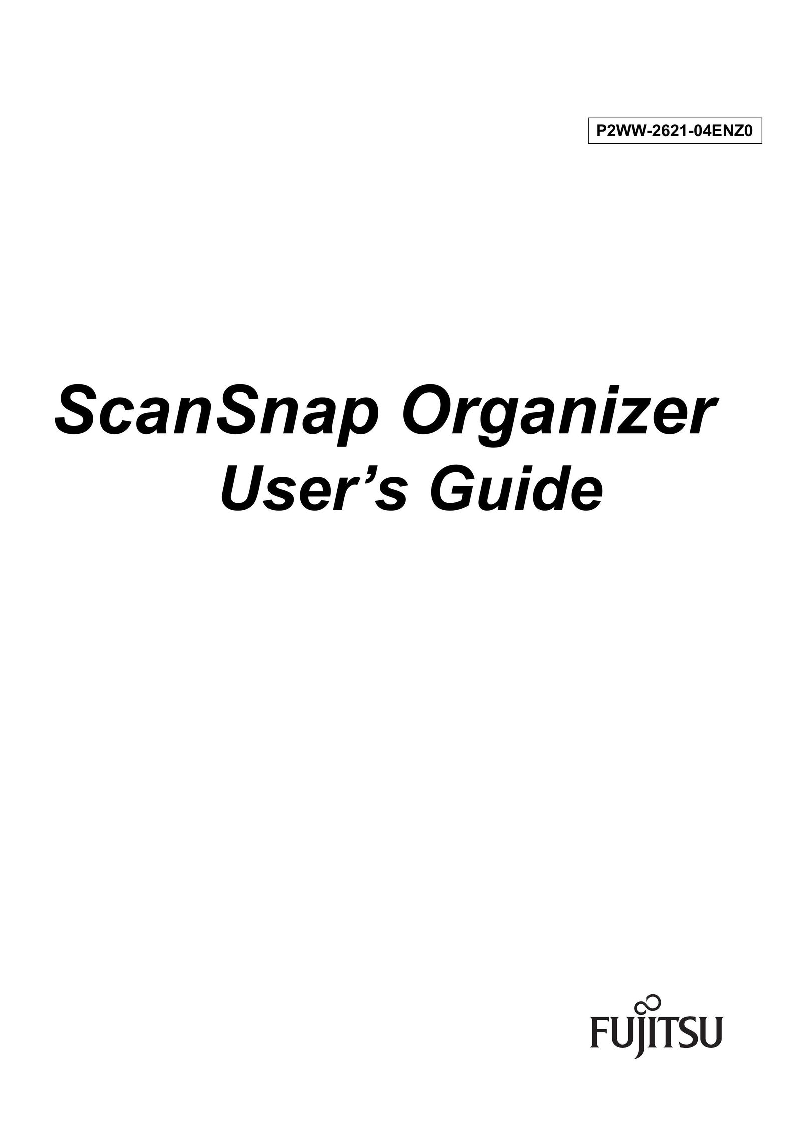 Fujitsu 2621 Scanner User Manual