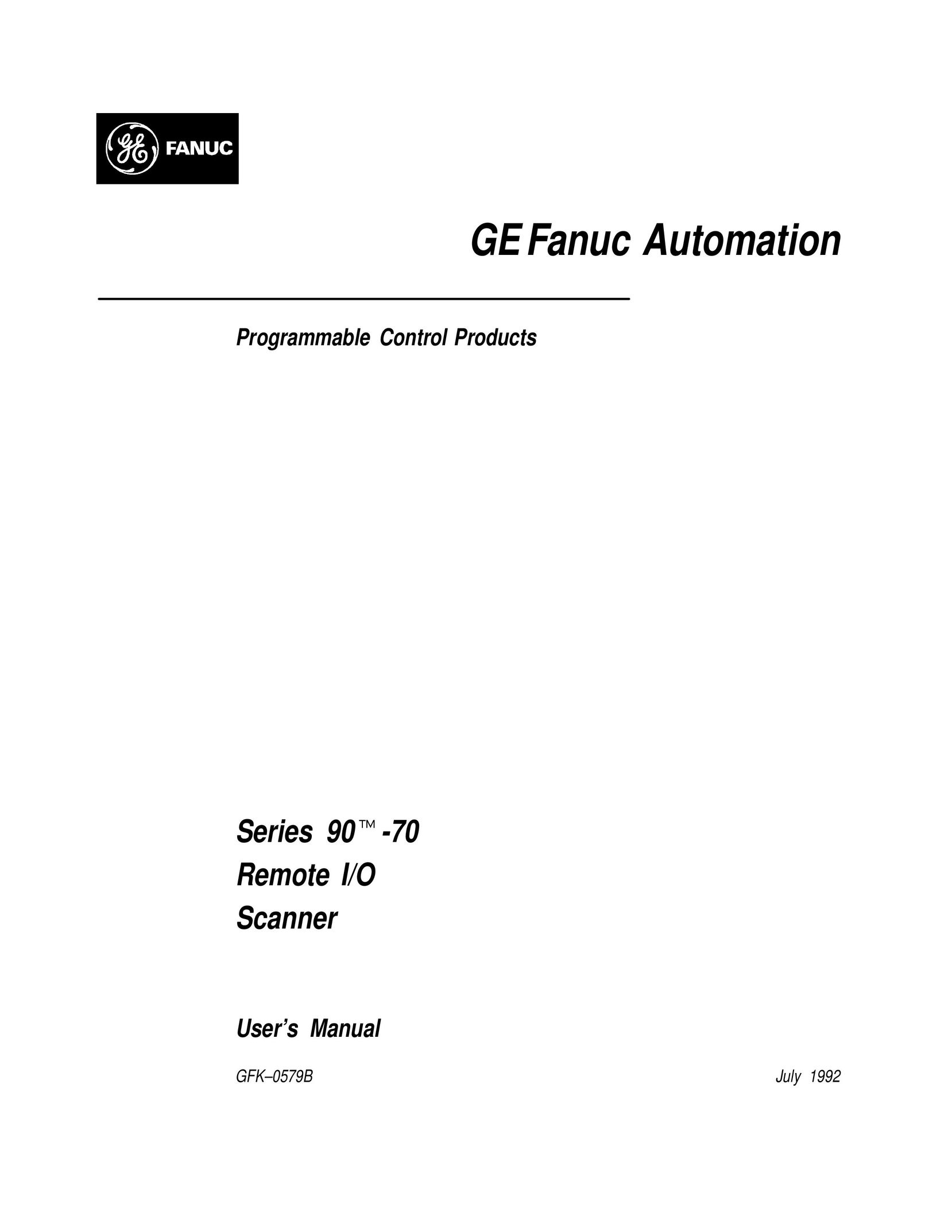GE GFK0579B Scanner User Manual