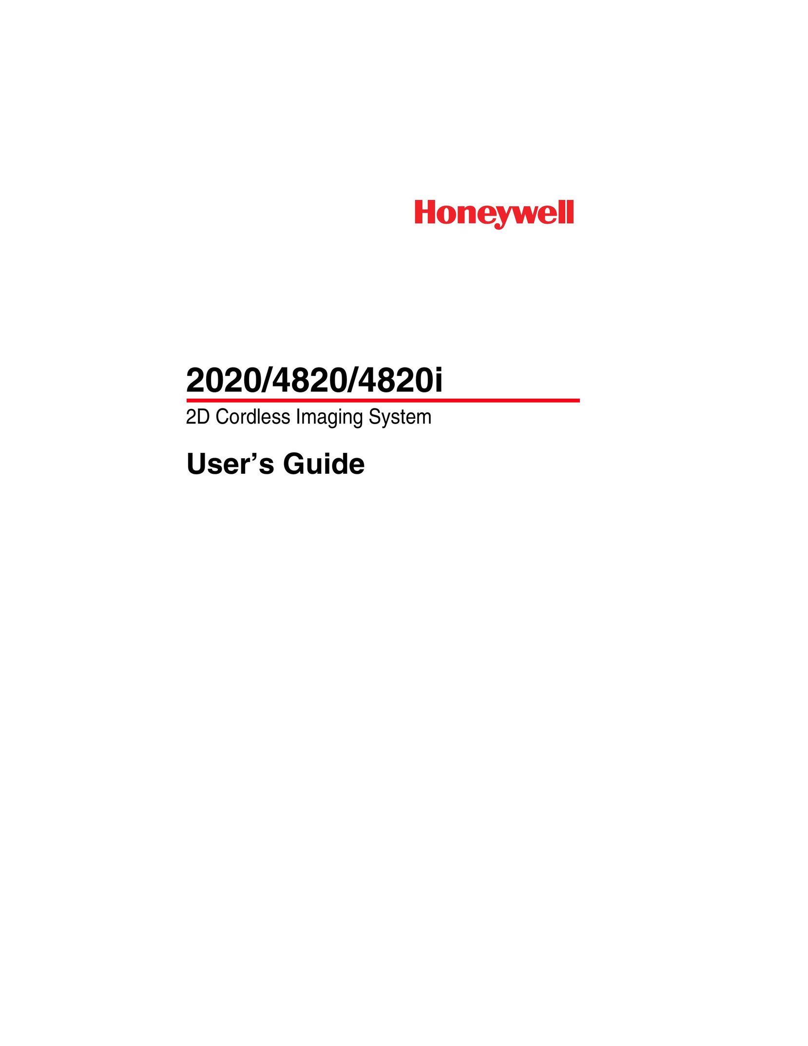 Honeywell 4820 Scanner User Manual