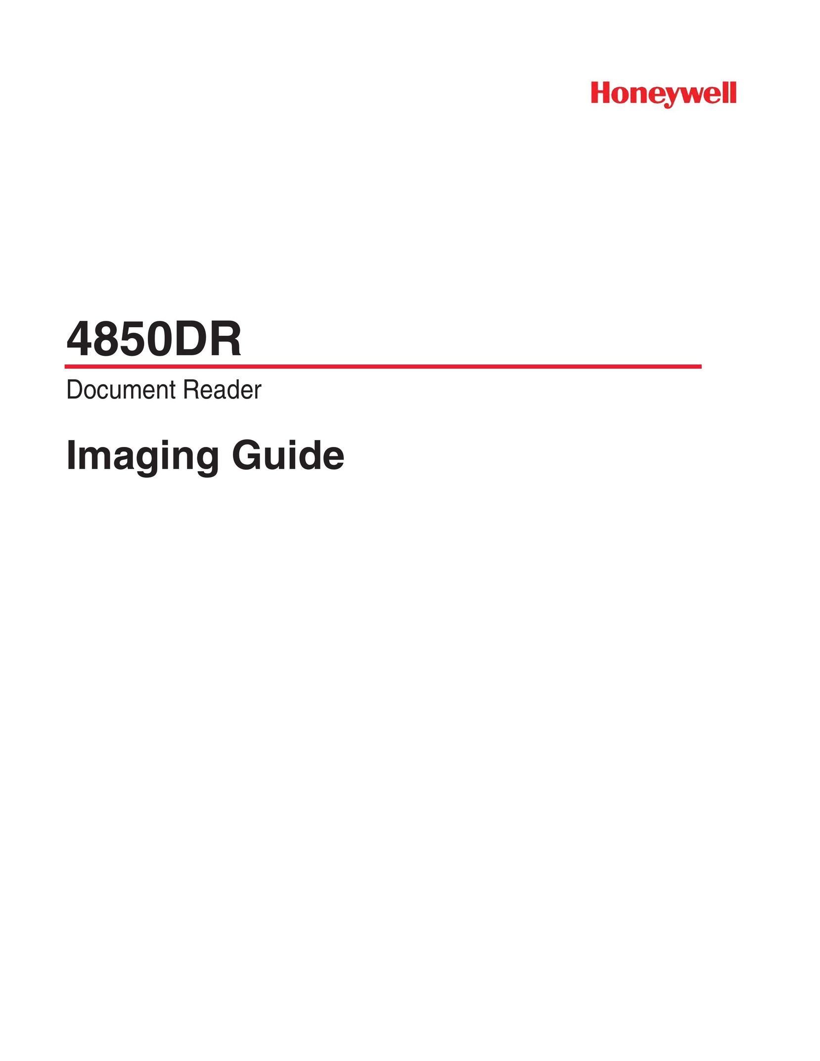 Honeywell 4850DR Scanner User Manual