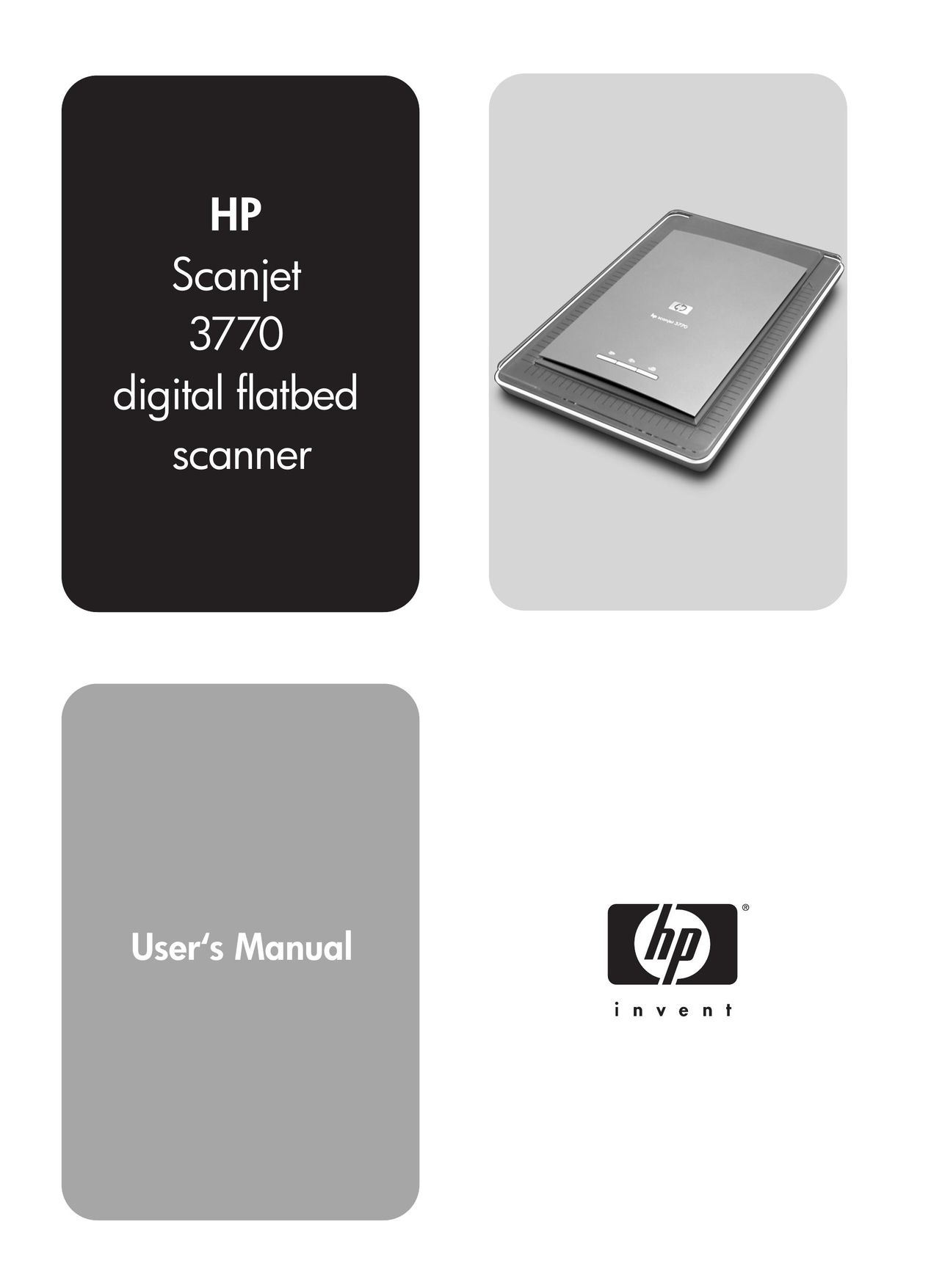 HP (Hewlett-Packard) 3770 Scanner User Manual