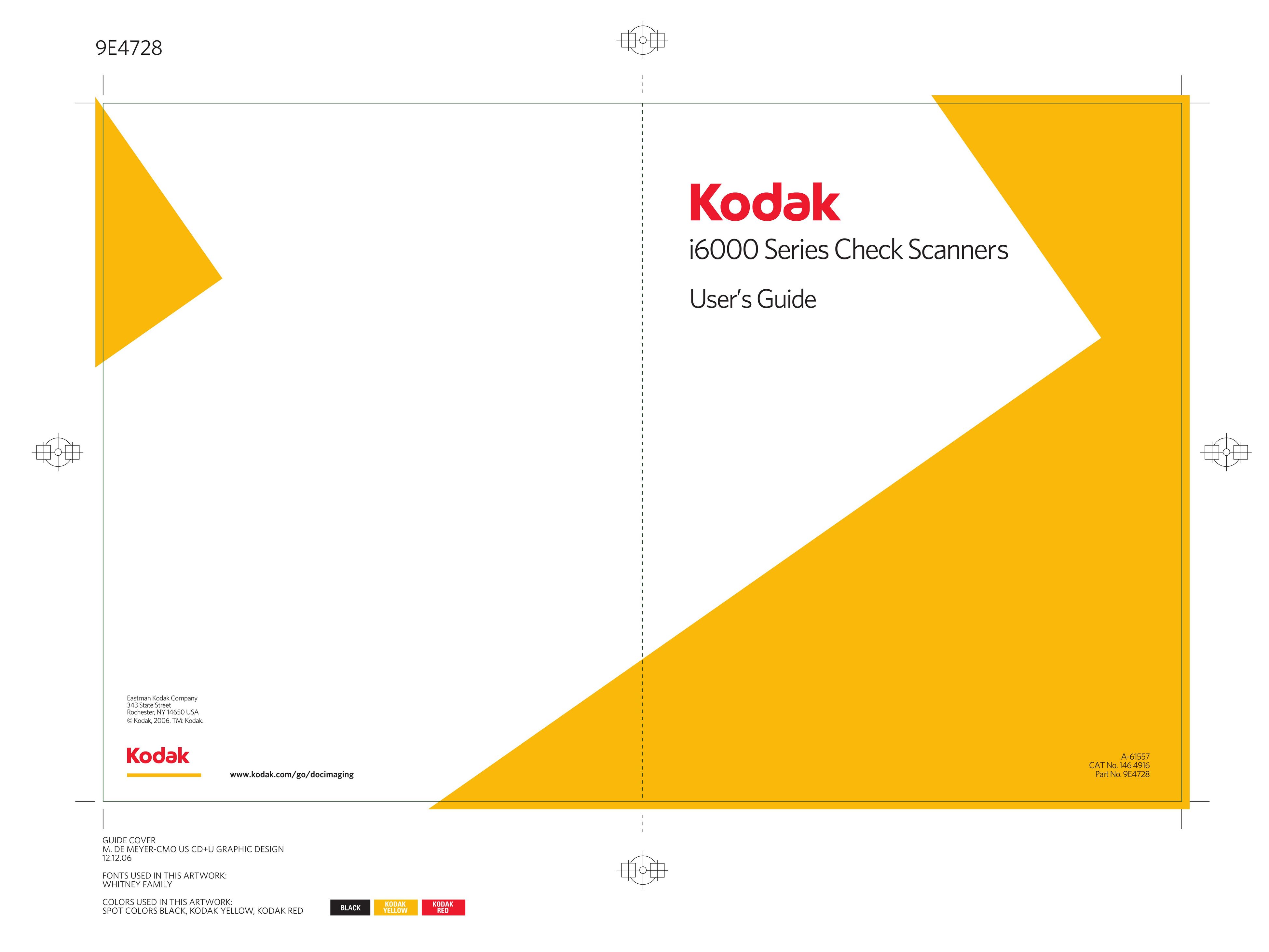 Kodak A-61557 Scanner User Manual