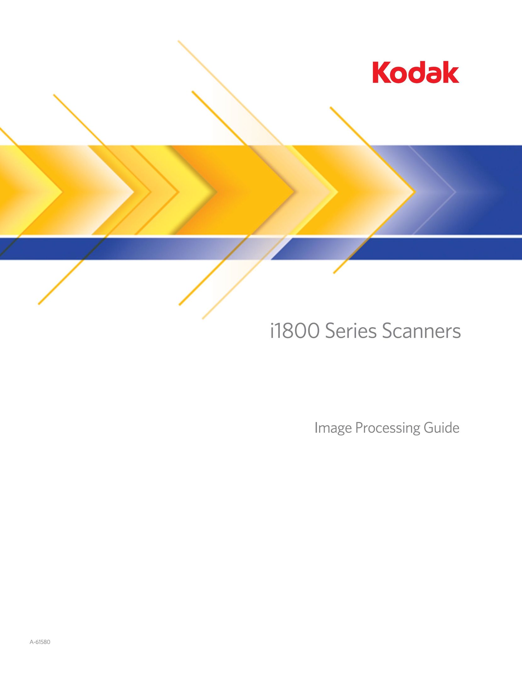 Kodak A-61580 Scanner User Manual