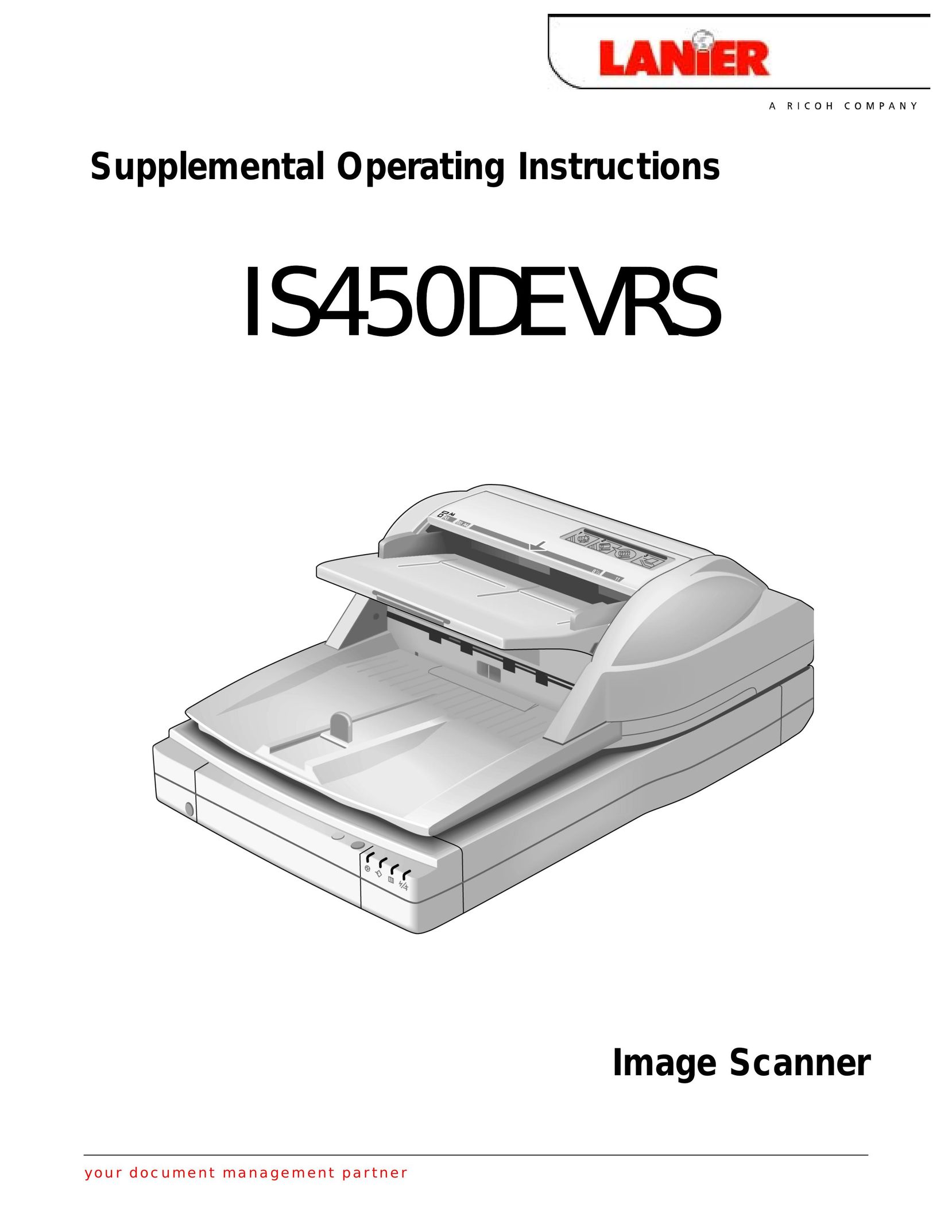 Lanier IS450DE Scanner User Manual