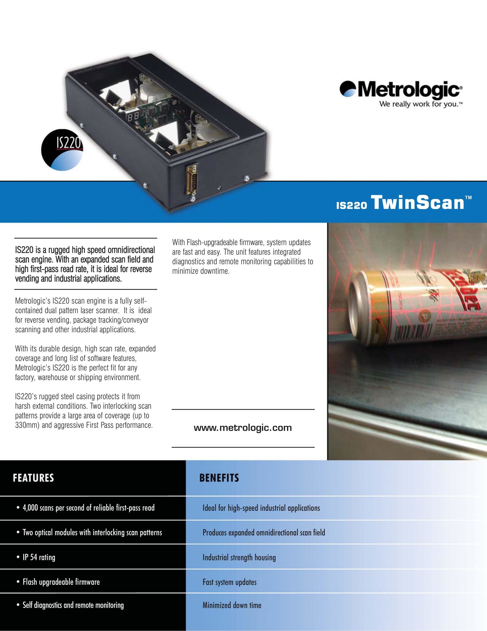 Metrologic Instruments IS220 Scanner User Manual