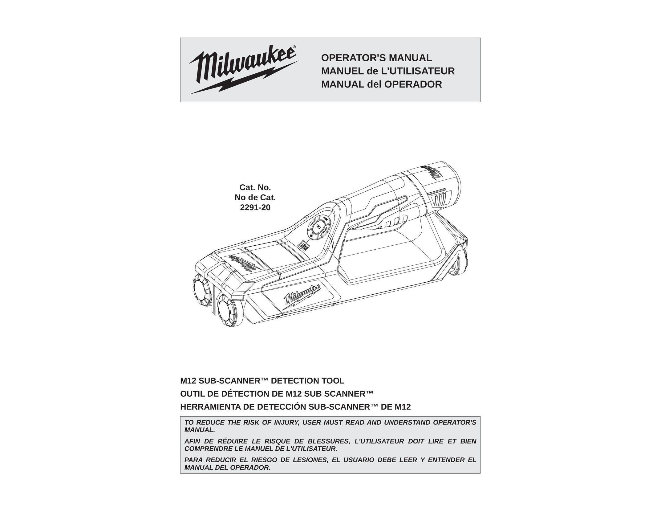 Milwaukee 2291-20 Scanner User Manual