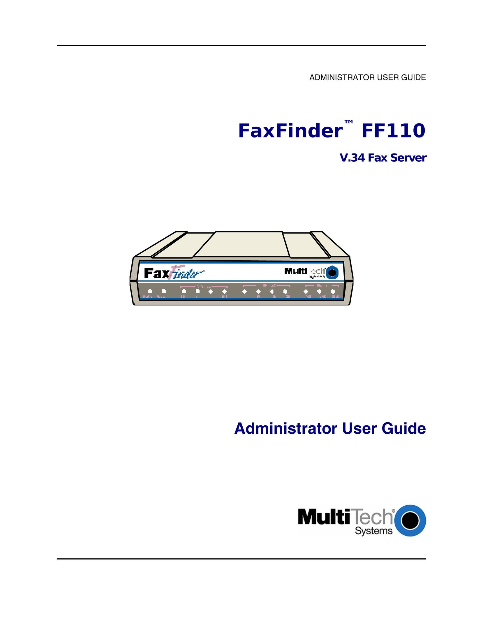 Multi-Tech Systems FF110 Scanner User Manual