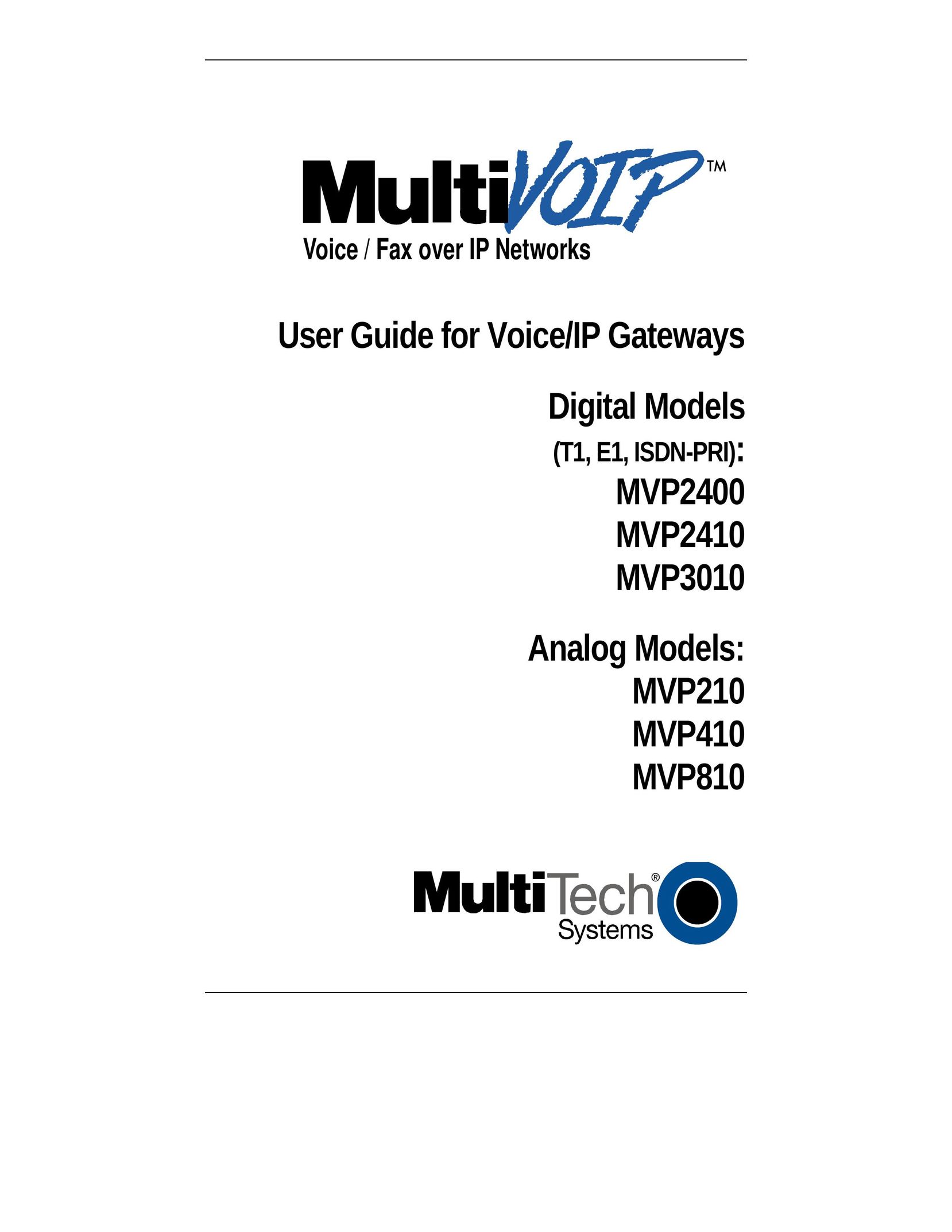 Multi-Tech Systems MVP24-48 Scanner User Manual