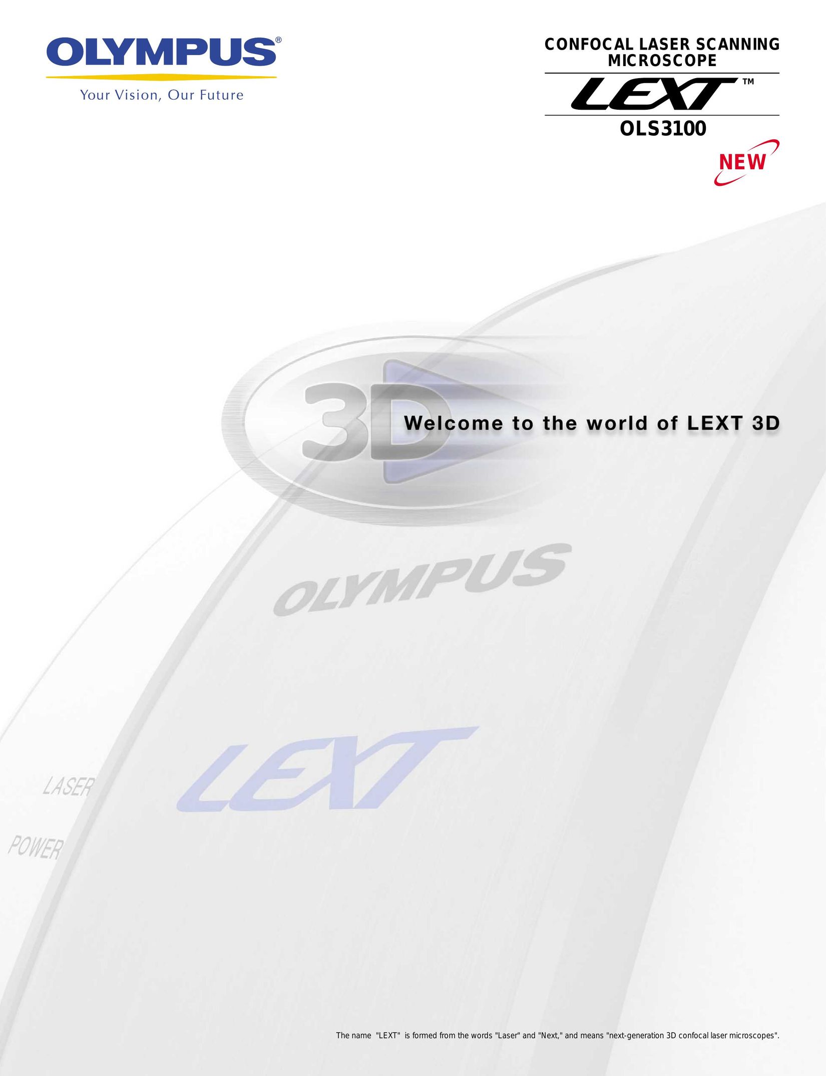 Olympus OLS3100 Scanner User Manual