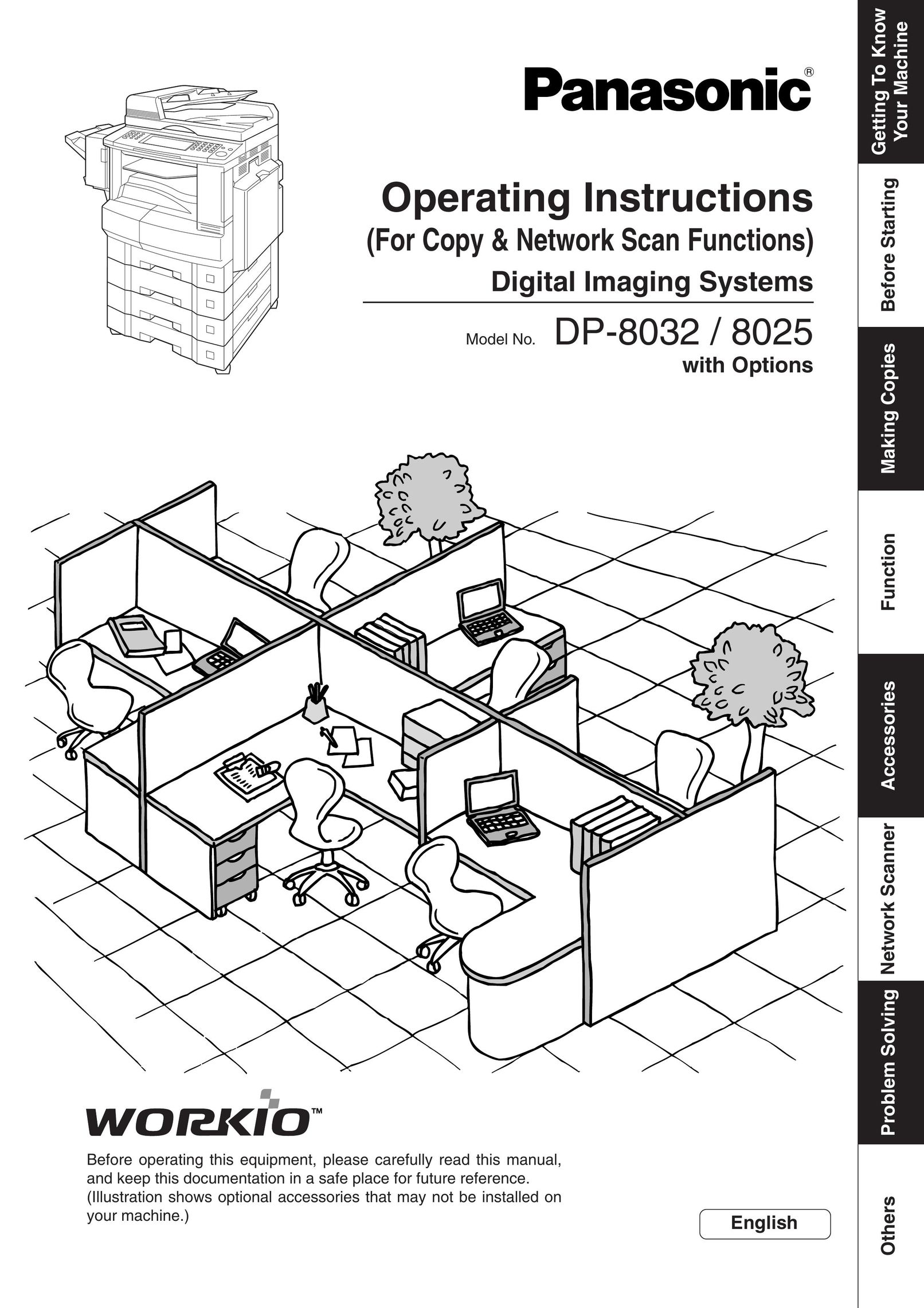 Panasonic DP-8032 Scanner User Manual