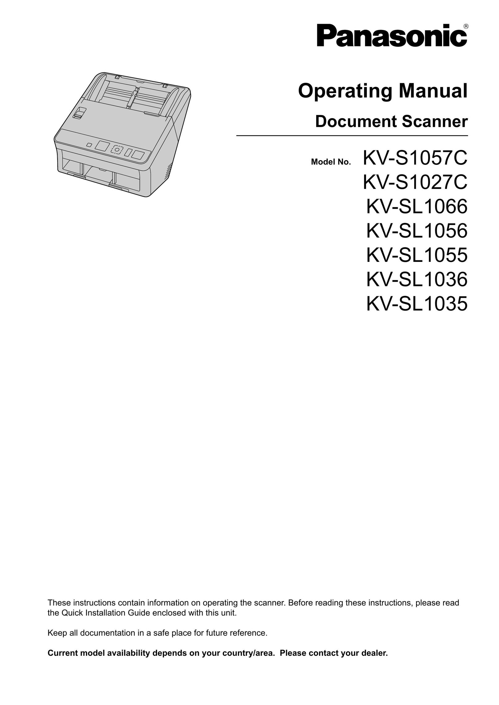 Panasonic KV-S1027C Scanner User Manual