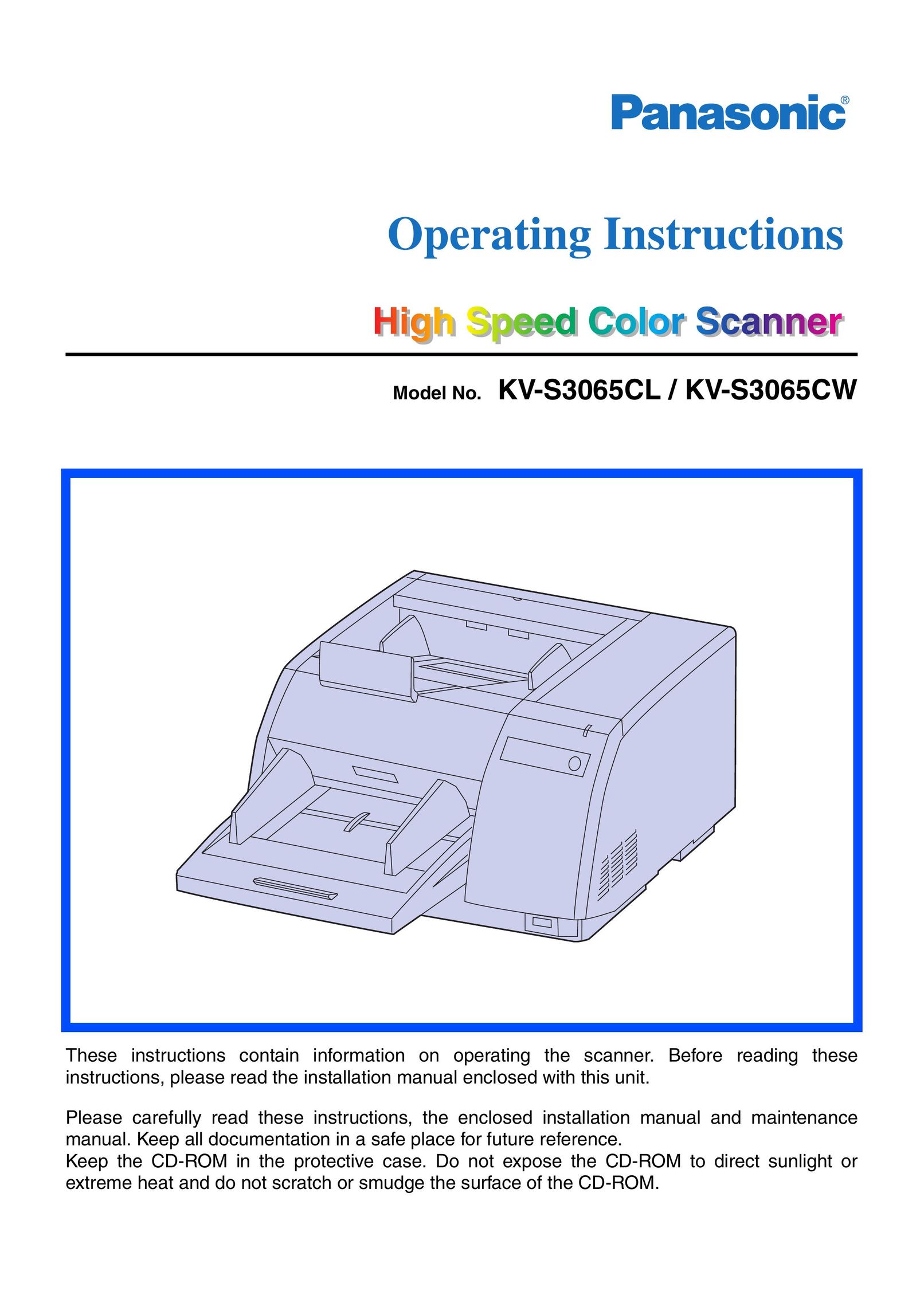 Panasonic KV-S3065CL Scanner User Manual