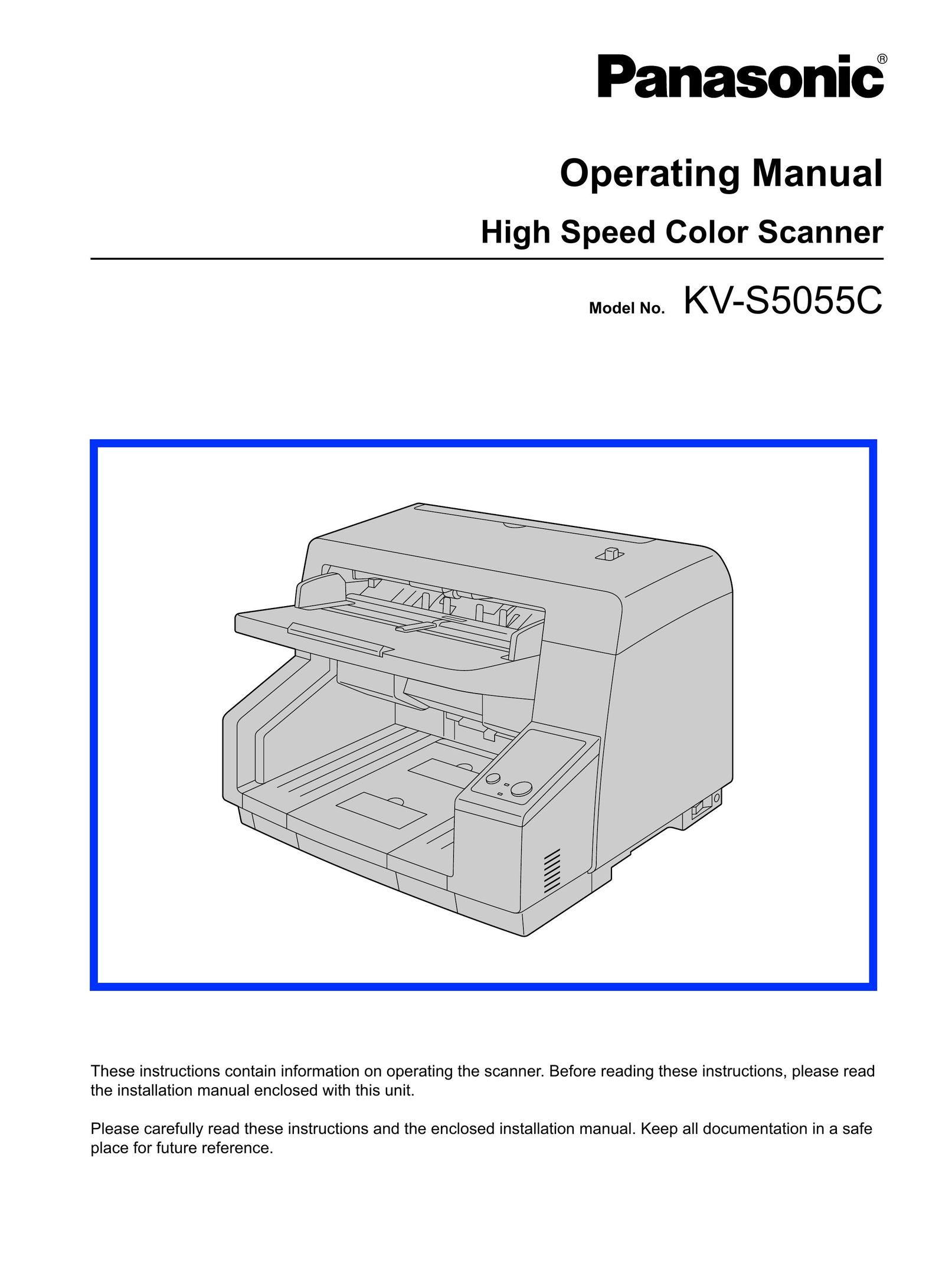 Panasonic KV-S5055C Scanner User Manual