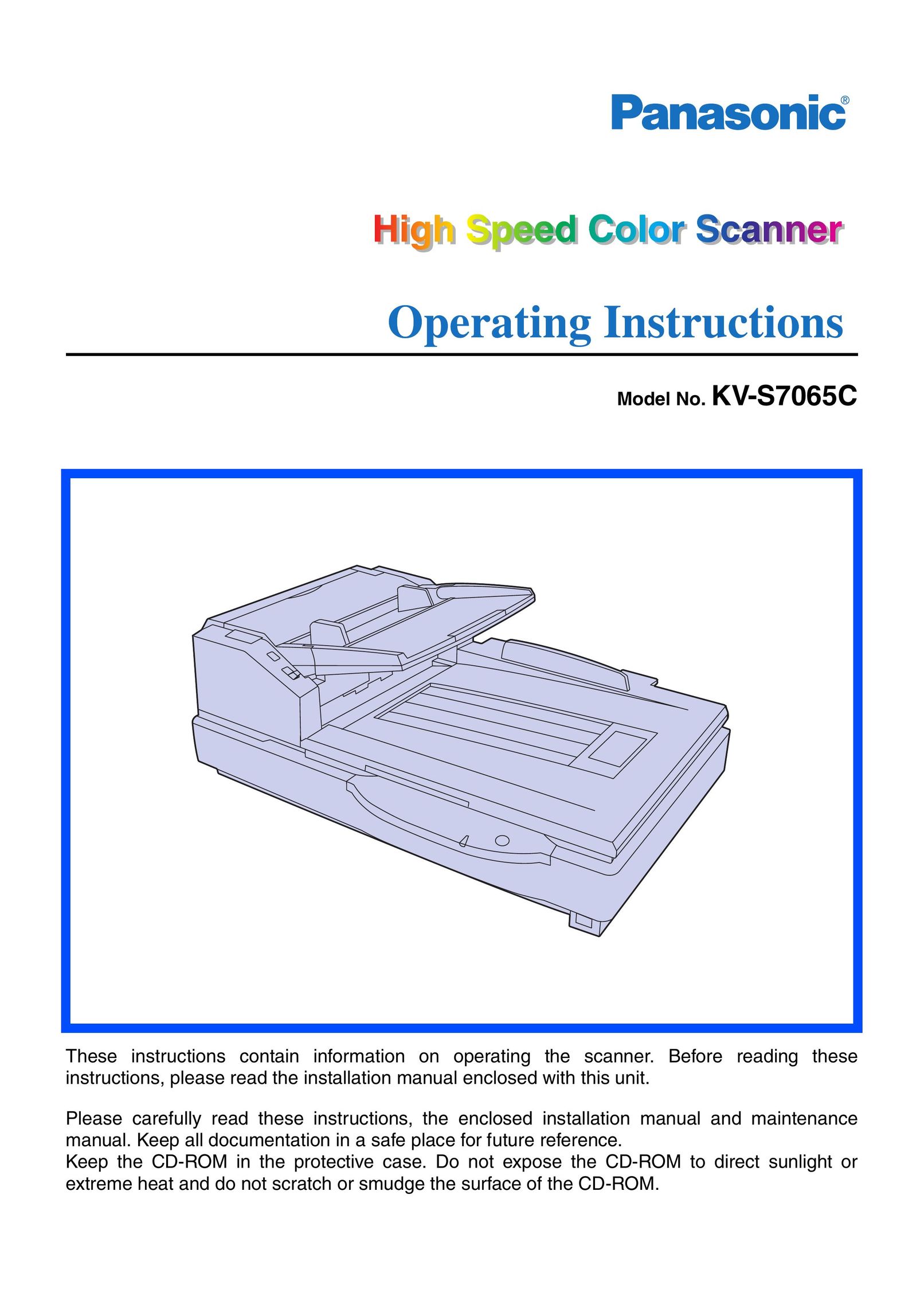 Panasonic KV-S7065C Scanner User Manual