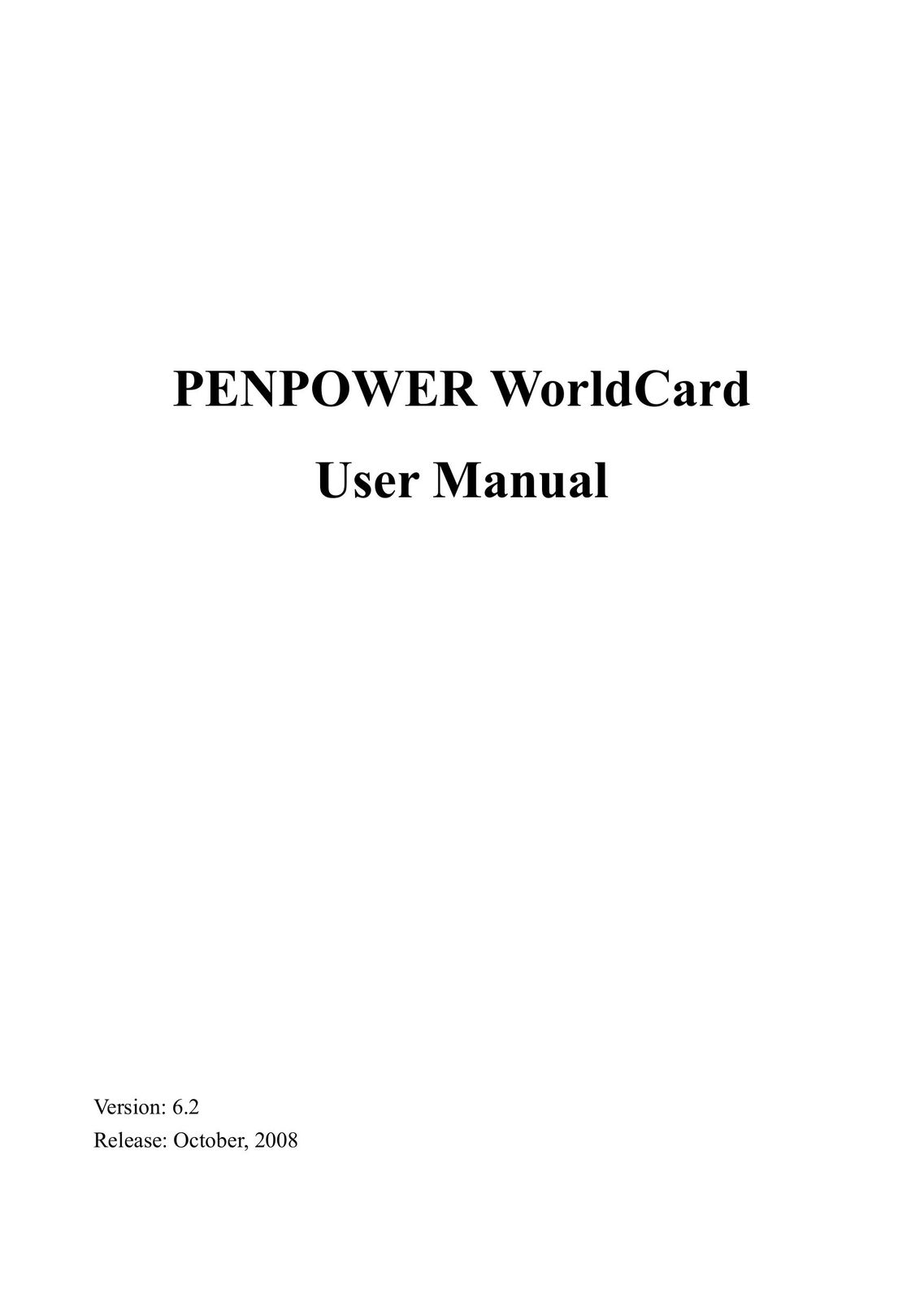Penpower duet Scanner User Manual